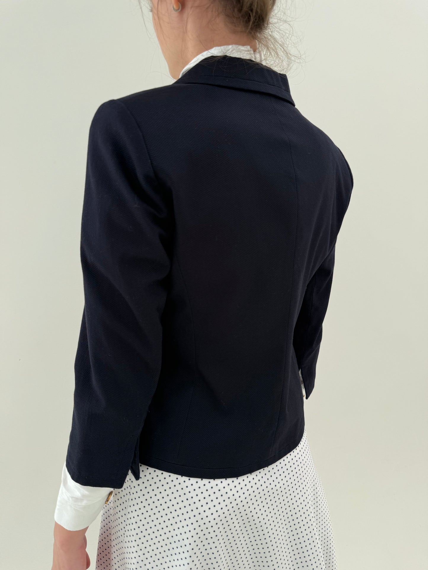 Sacou luxury Madeleine din bumbac texturat ultra confort în croi clasic