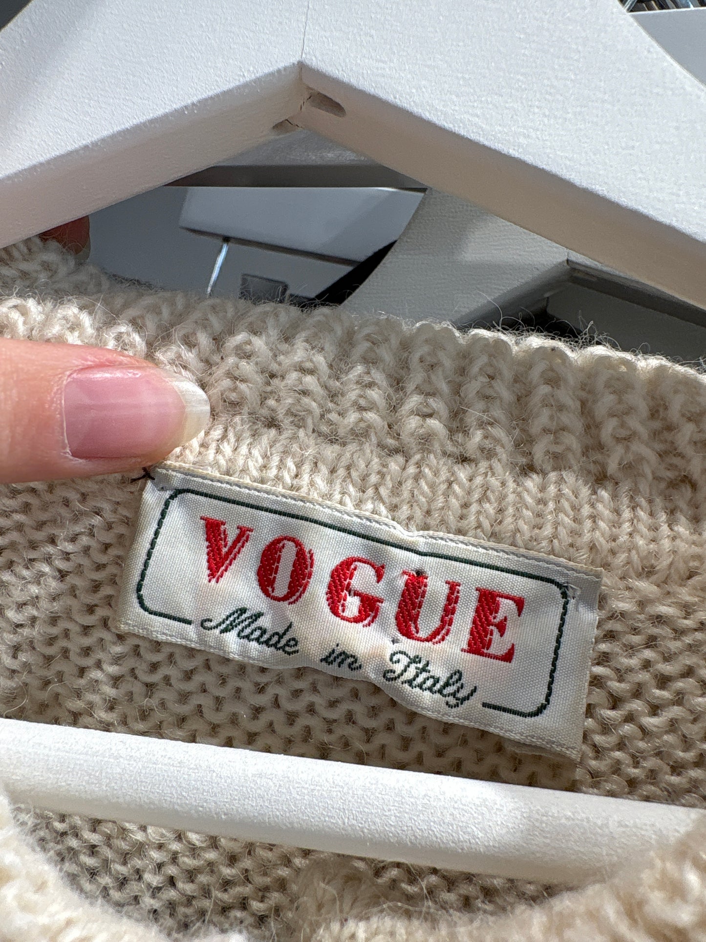 Cardigan lung butter white italian din alpaka și baby alpaka multiply