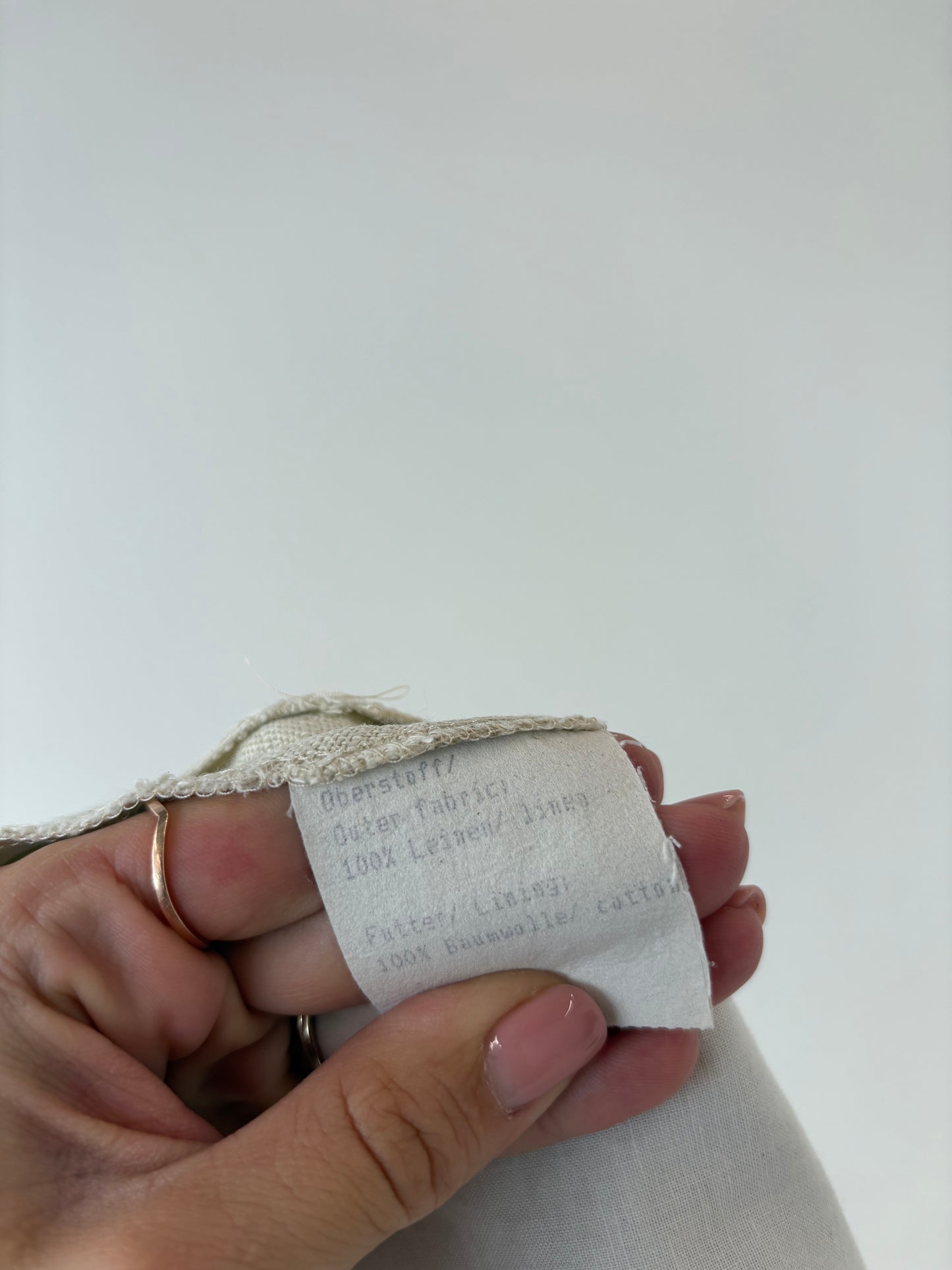 Rochie luxury Sportalm din pânză grea de in în nuanțe de nude