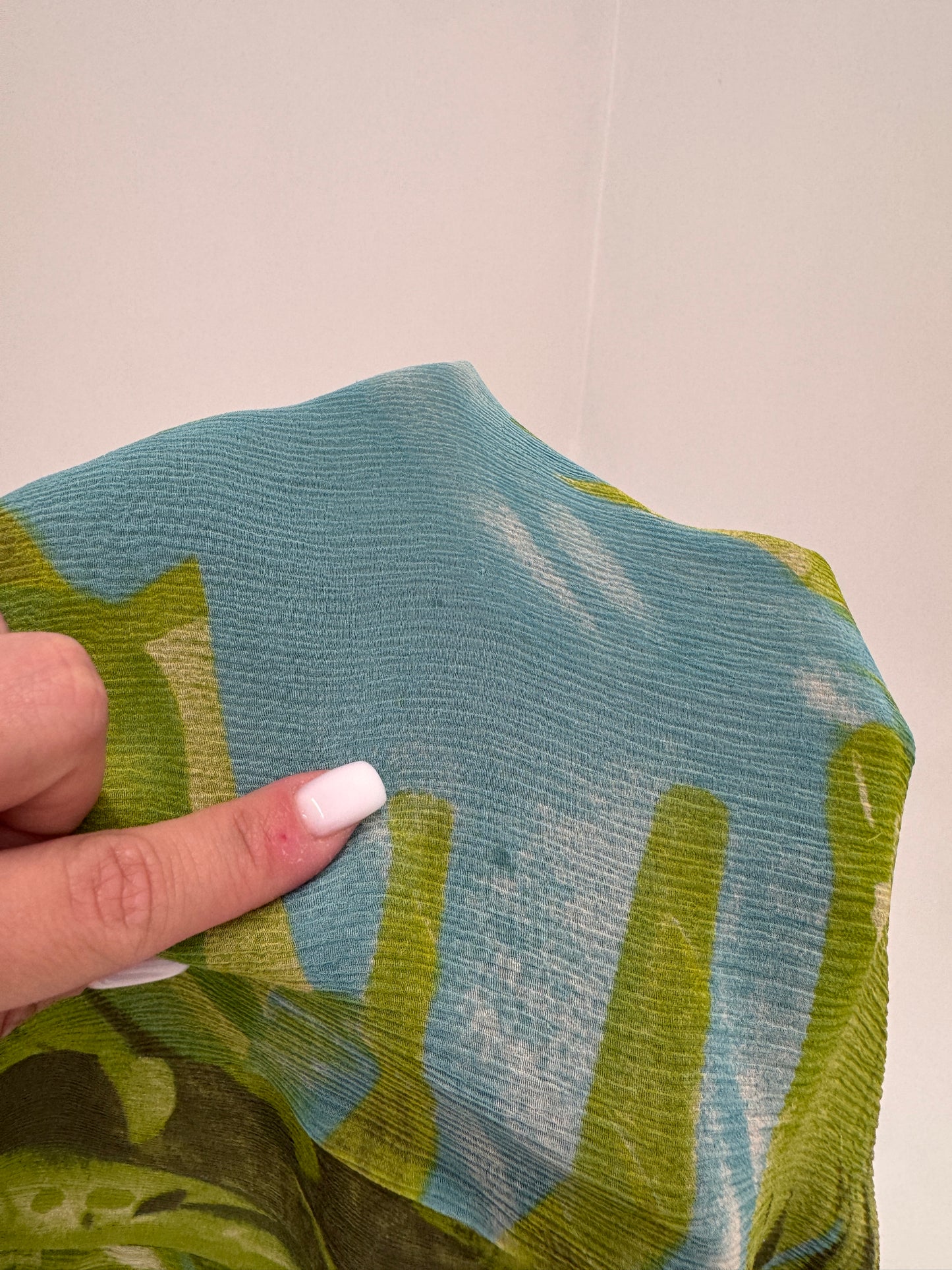 Rochie din creppe ultra confort de mătase naturală cu print organic