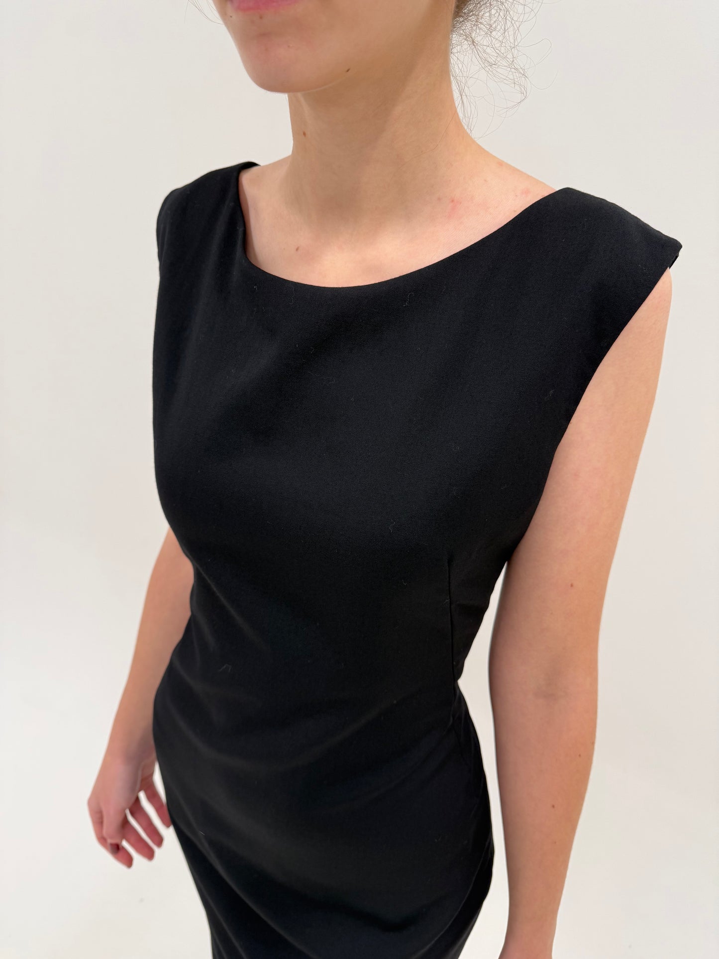 Sheath dress Old vintage YSL de colecție day to night din lana extrafina