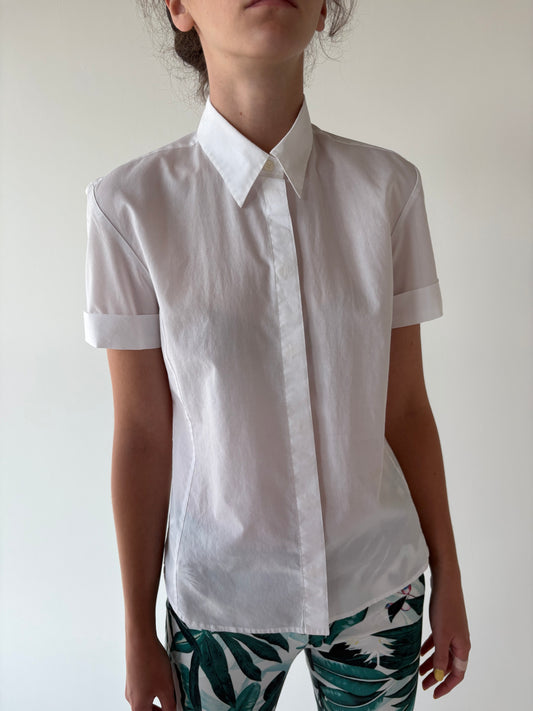 Cămașa Calvin Klein din poplin premium de bumbac