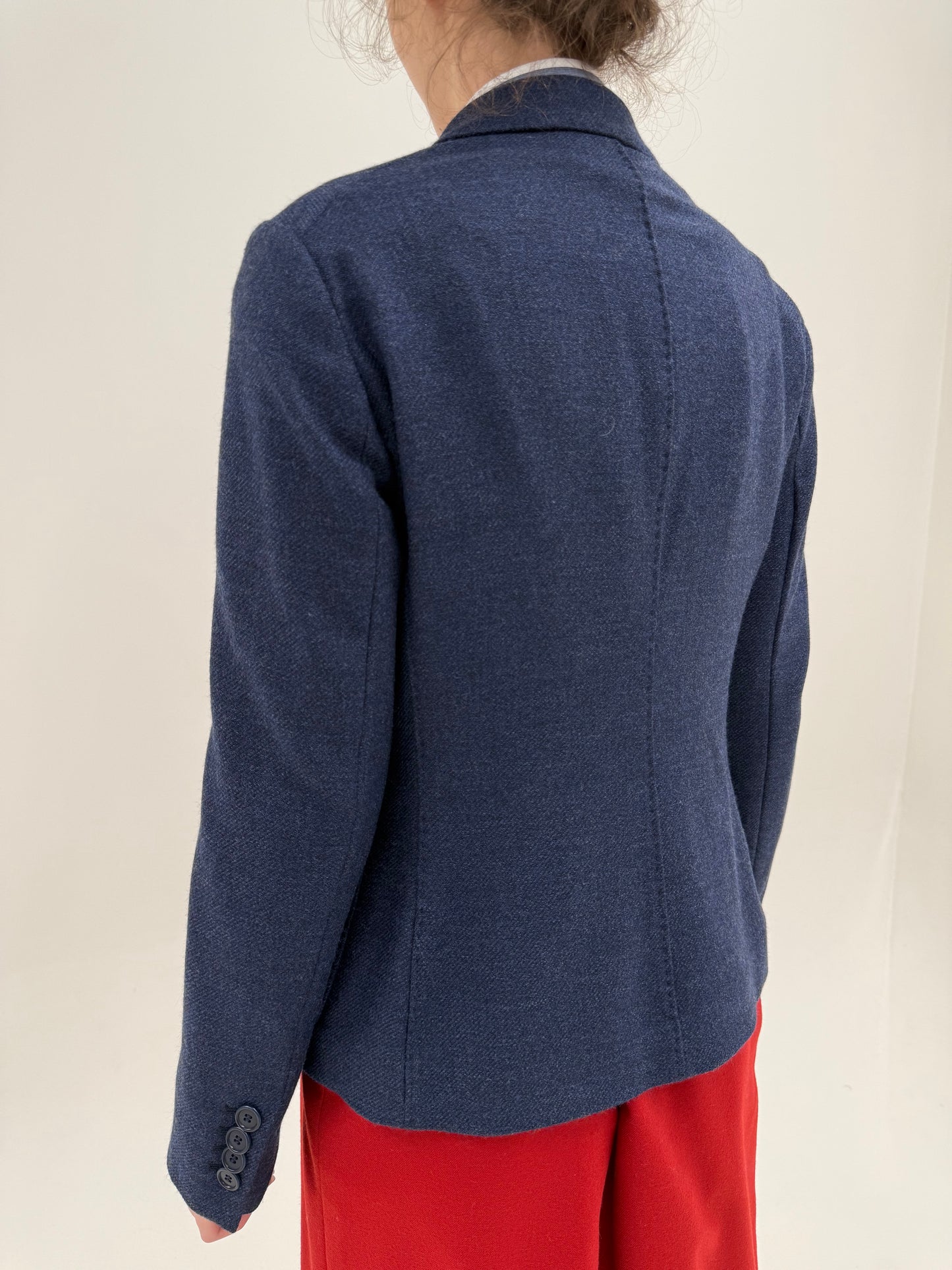 Sacou de brand luxury Aspesi din lana extrafina, cașmir și mătase