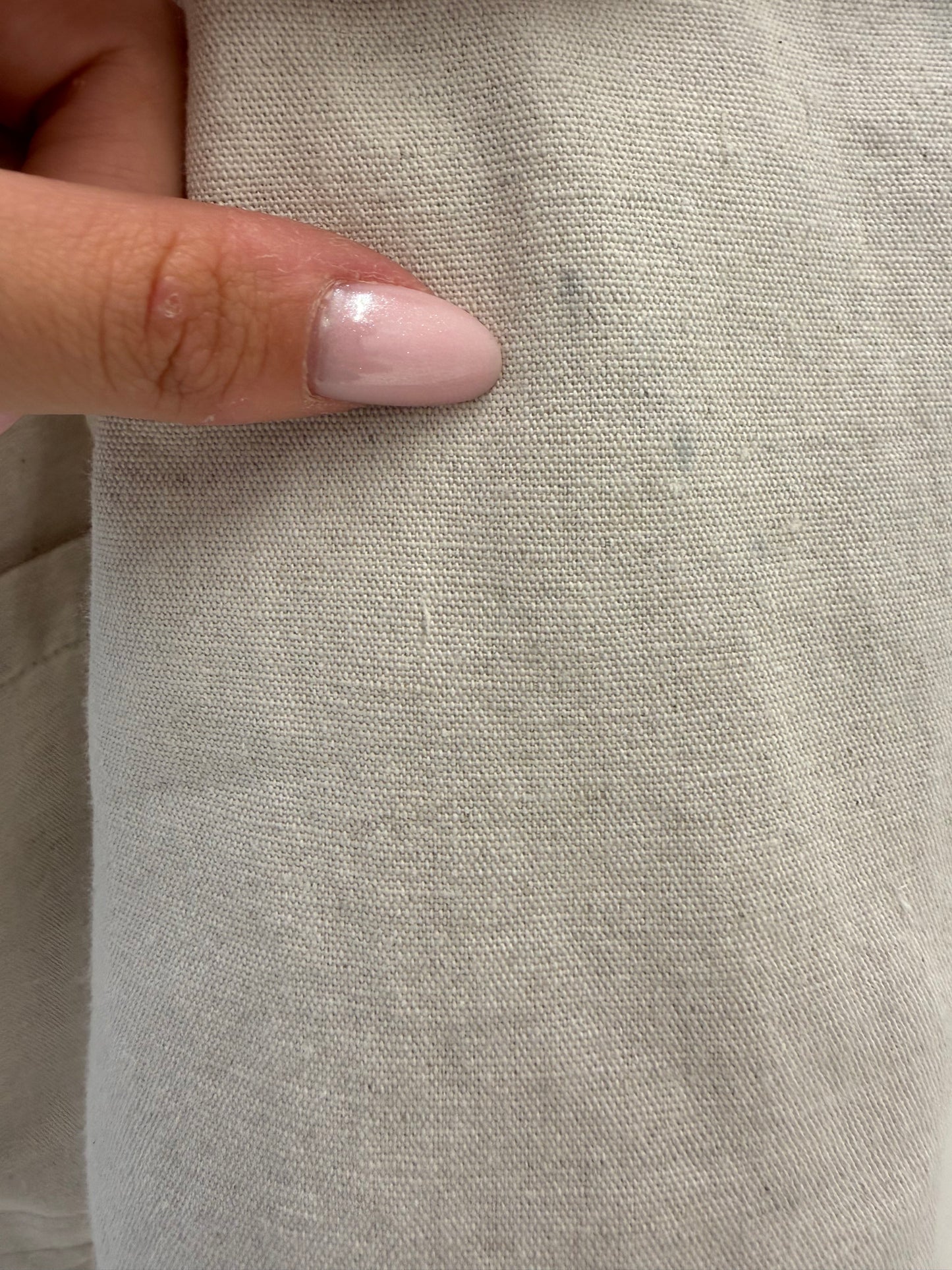 Jacheta luxury petite Cacharel din pânză de in și bumbac