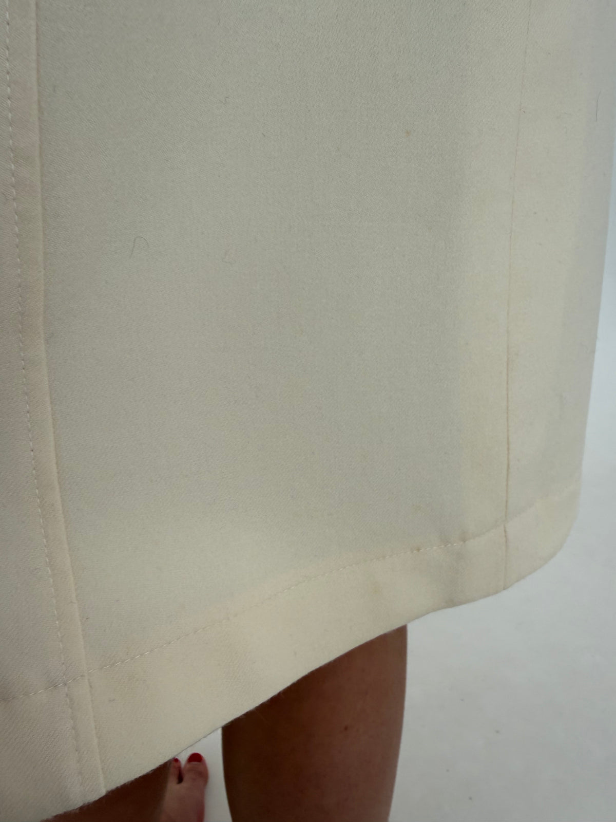 Deux piece vintage excepțional în stil Chloe vintage din lana extrafina