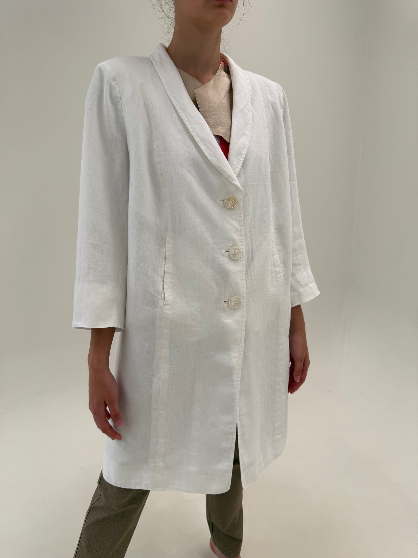 Trench luxury Iceberg vintage din in cu mânecă 3/4 in croi clasic minimalist