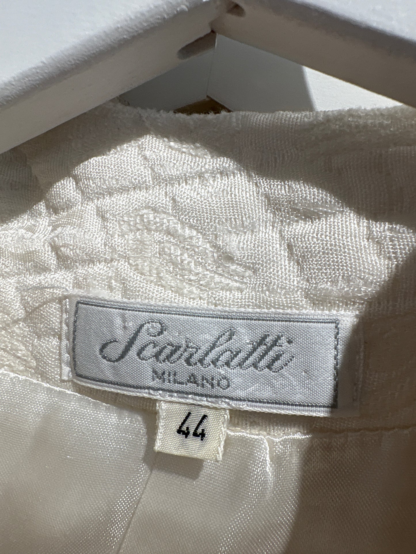 Deux piece old vintage anii 80 în stil Dior New Look din jacquard cu lana