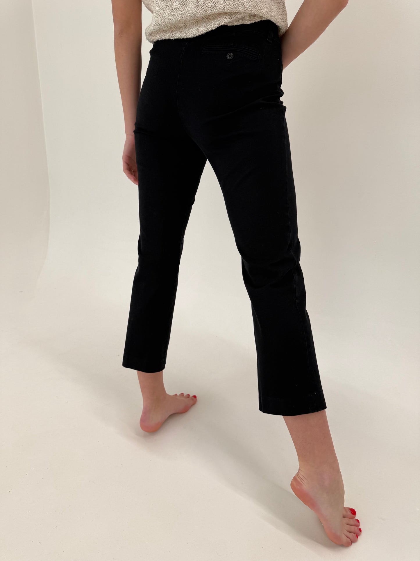 Jeans petite Ralph Lauren ușor modelatori dark wash