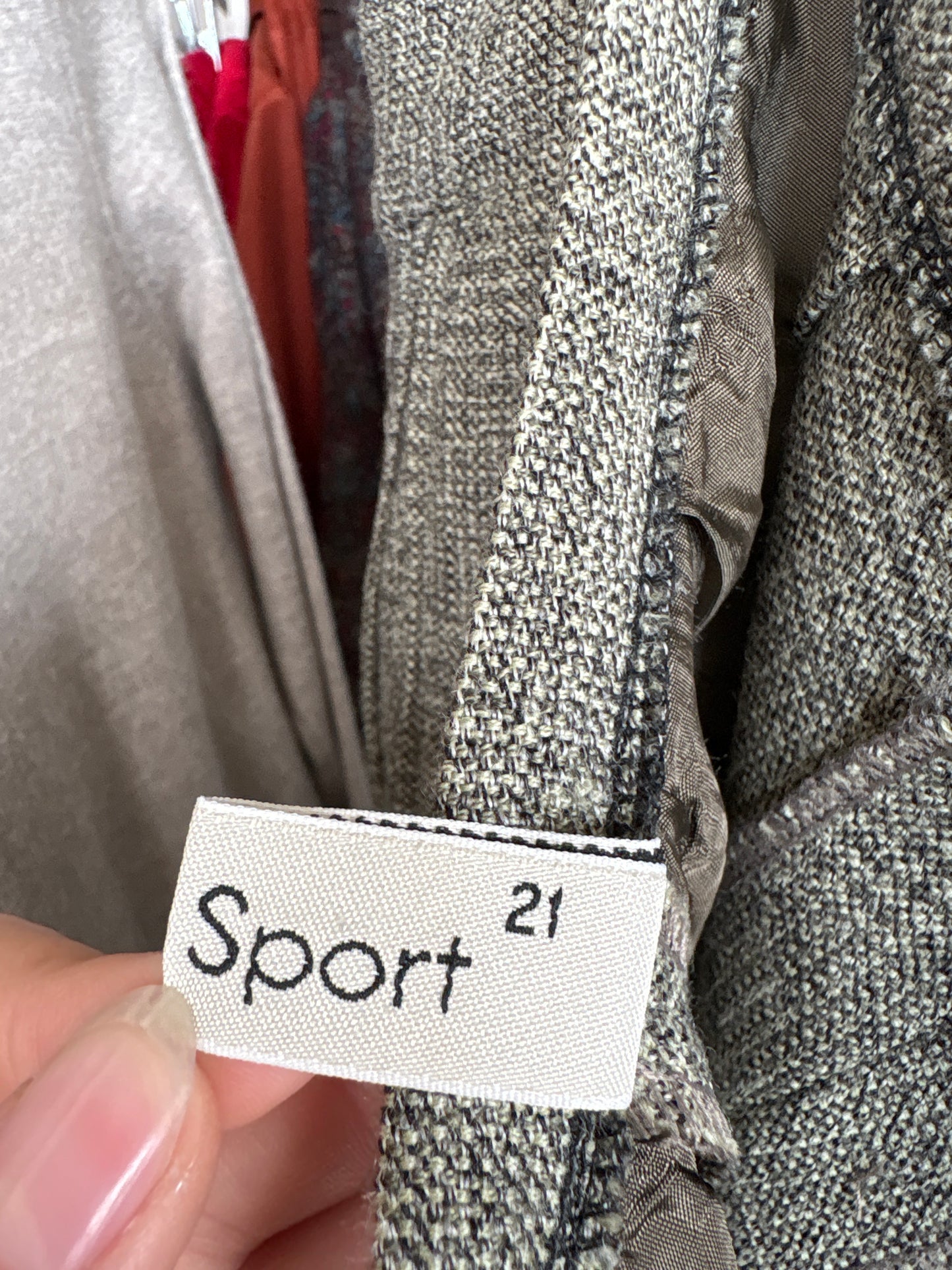 Pantaloni petite de brand luxury italian Marina Rinaldi din lana extrafina