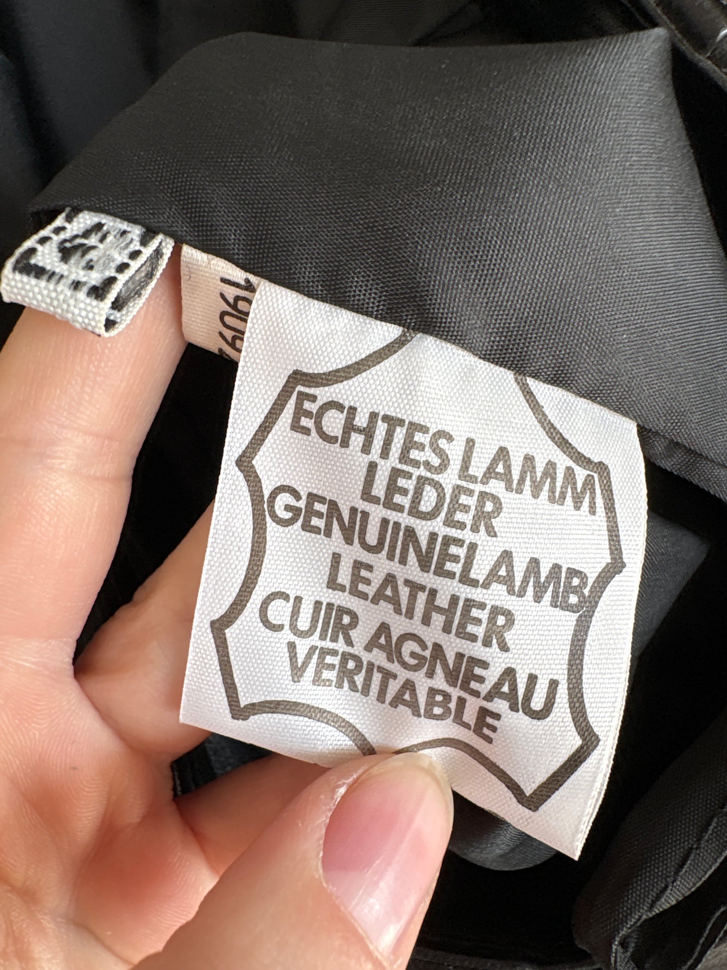 Pantaloni mom fit din piele naturală extrem de moale cu talie ultra înaltă