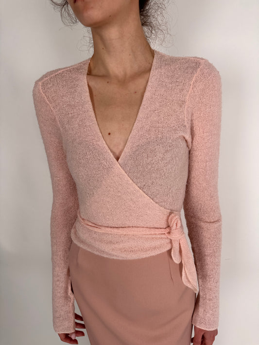 Top powder pink petrecut