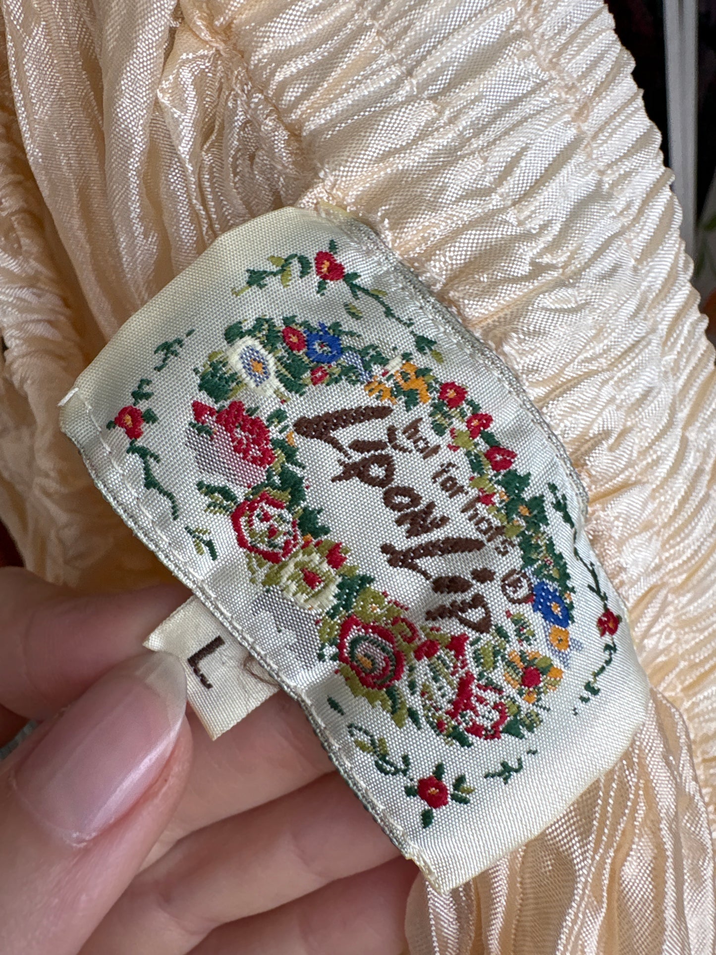 Fustă maxi light muted gold no iron super vaporoasă cu talie elastică