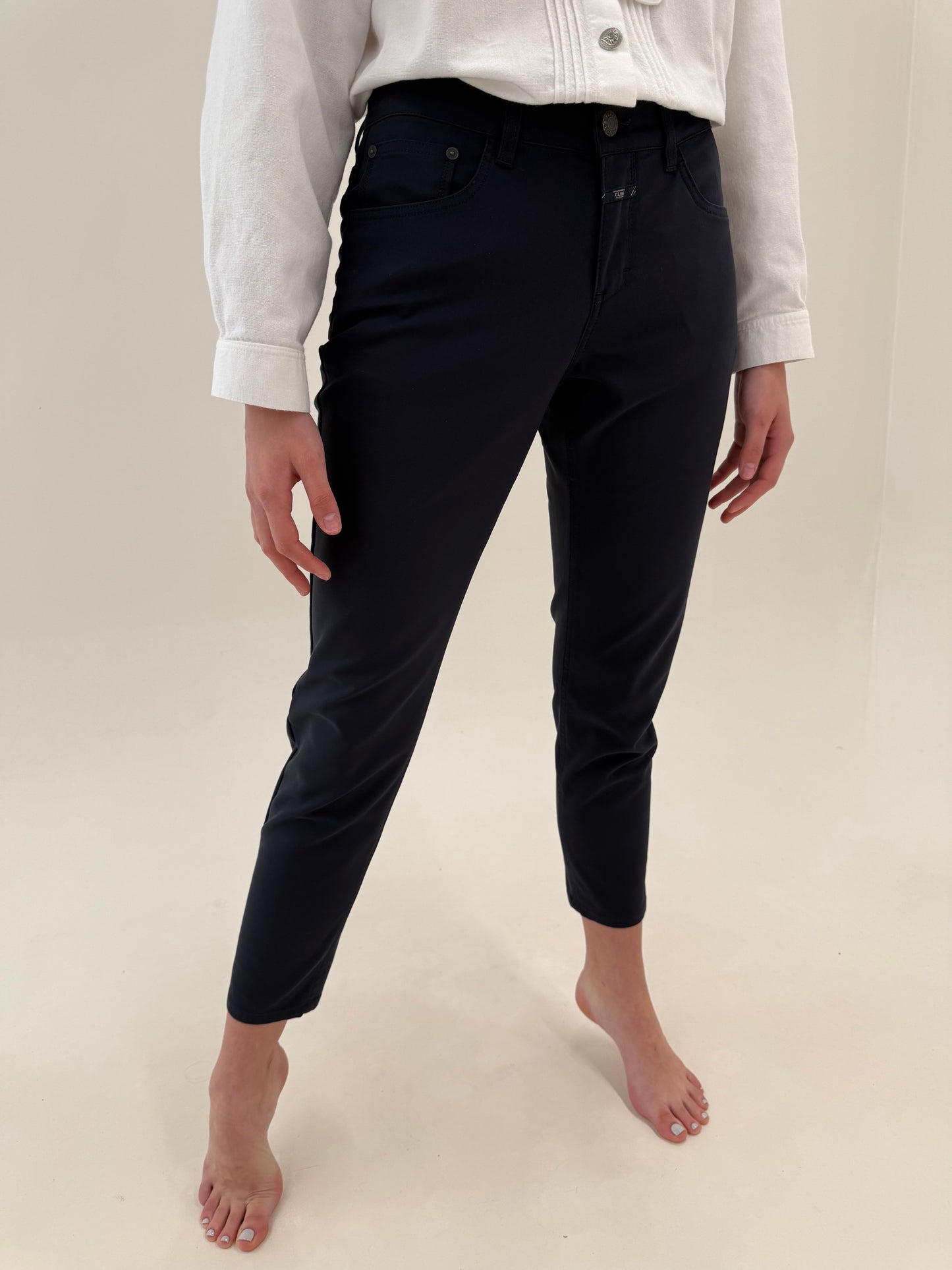 Pantaloni de brand premium Closed ultra confort Navy blue petite