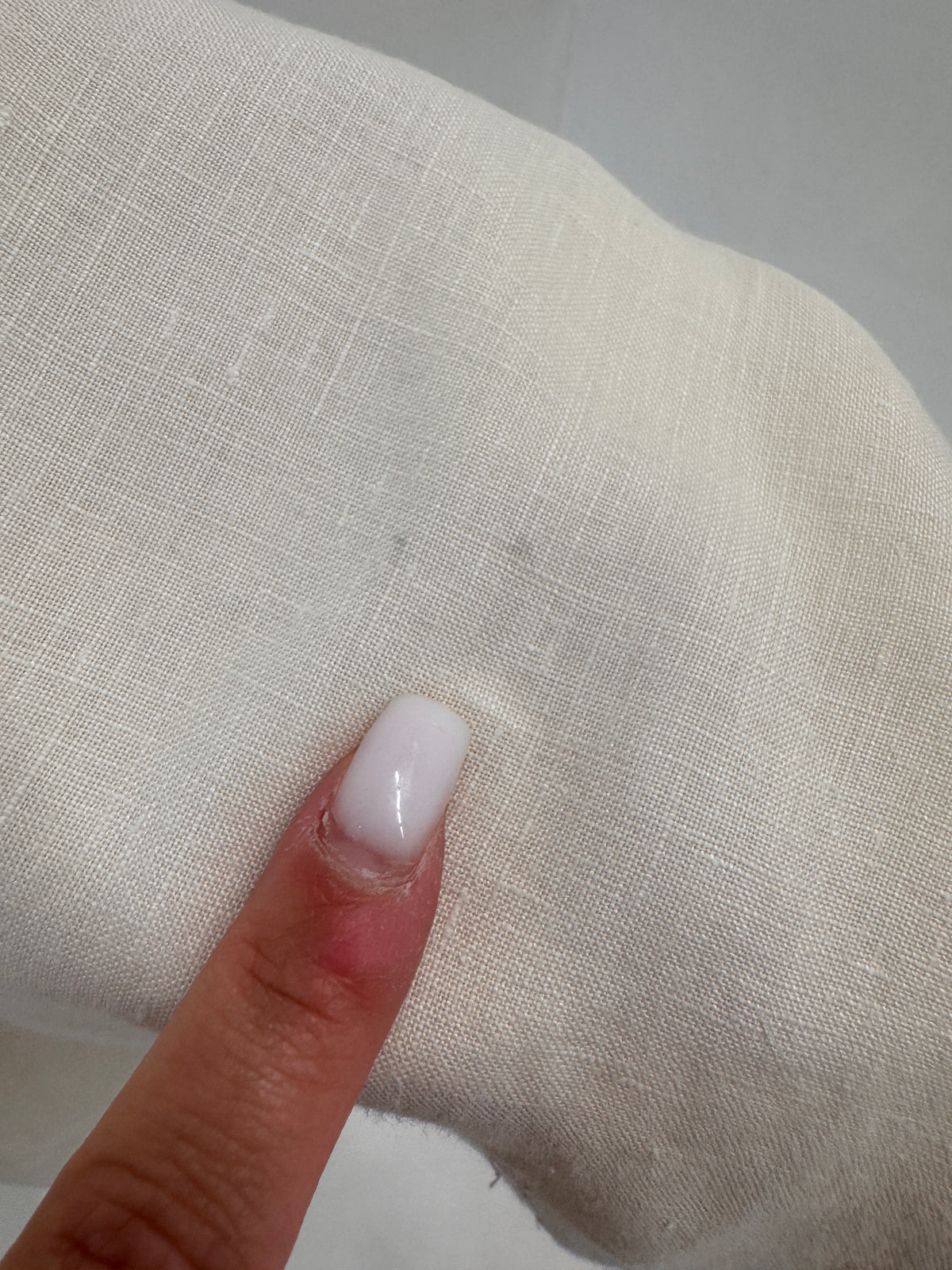 Fustă maxi light nude în croi extrem de chic dublu petrecut din in premium cu broderie anglaise