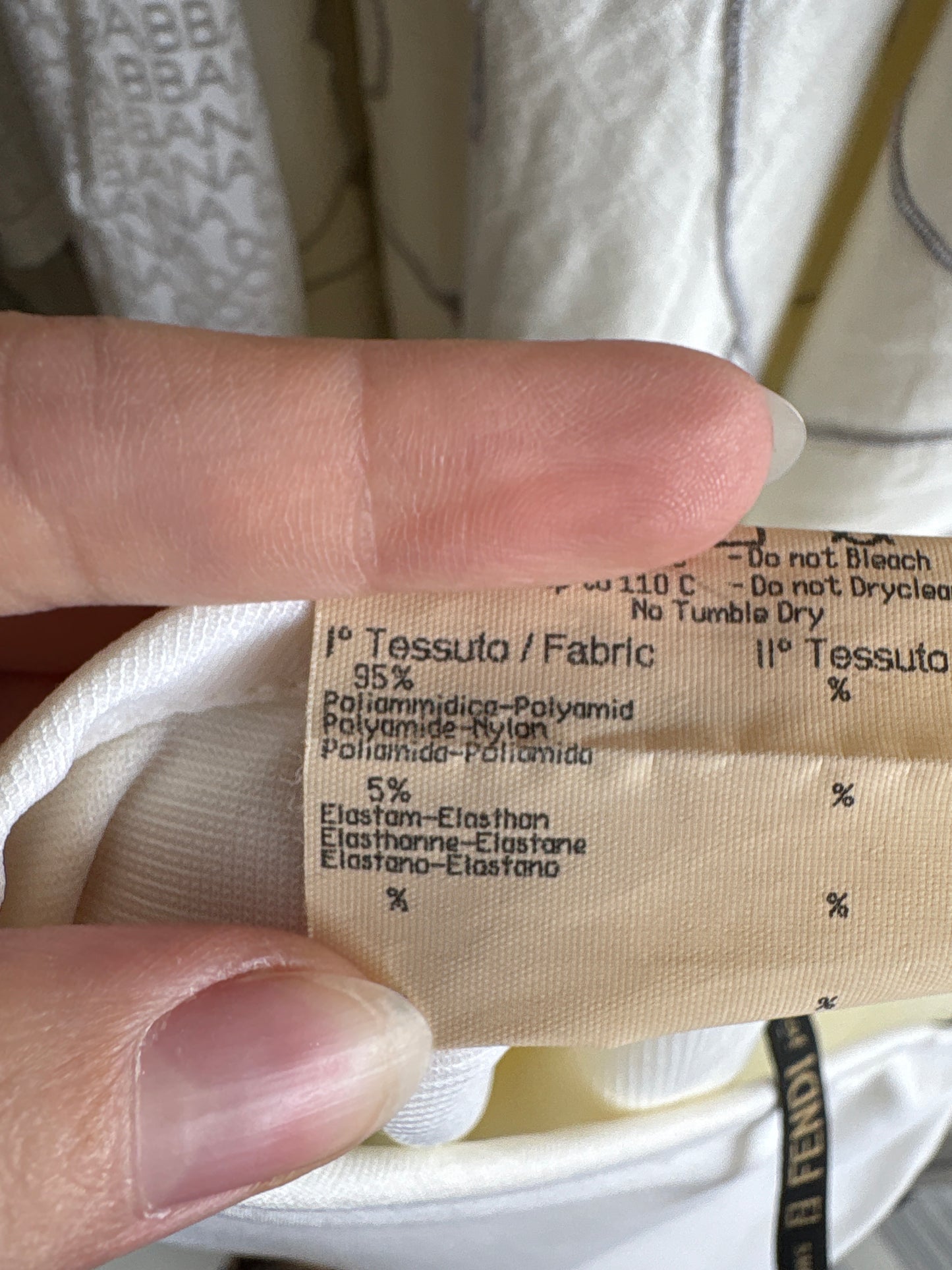 Fustă vintage Fendi butter white din material ultra confort modelator