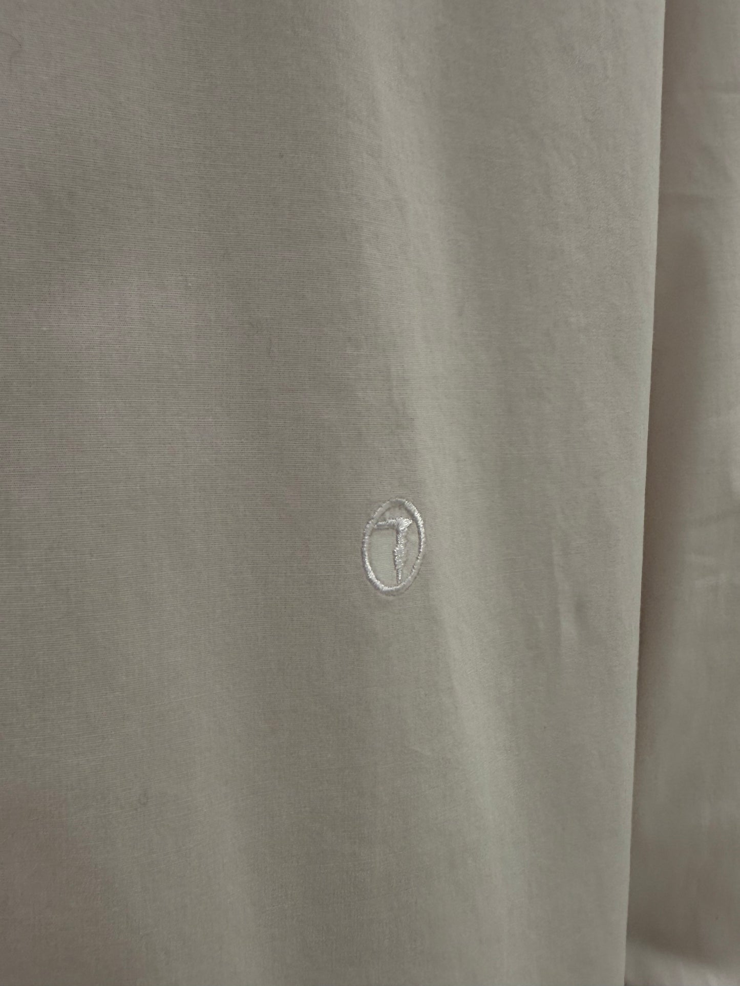 Cămașa clasică luxury Trussardi din poplin confort de bumbac