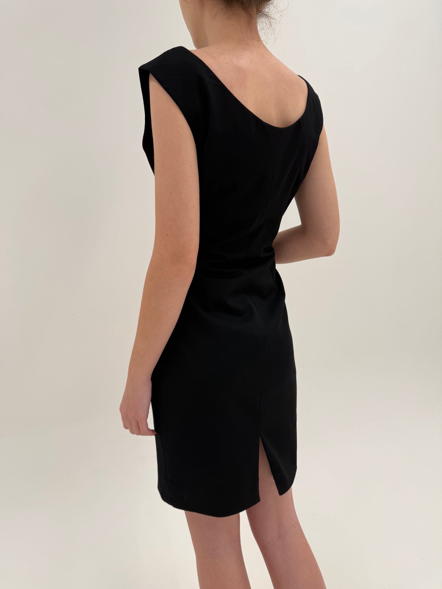 Sheath dress Old vintage YSL de colecție day to night din lana extrafina