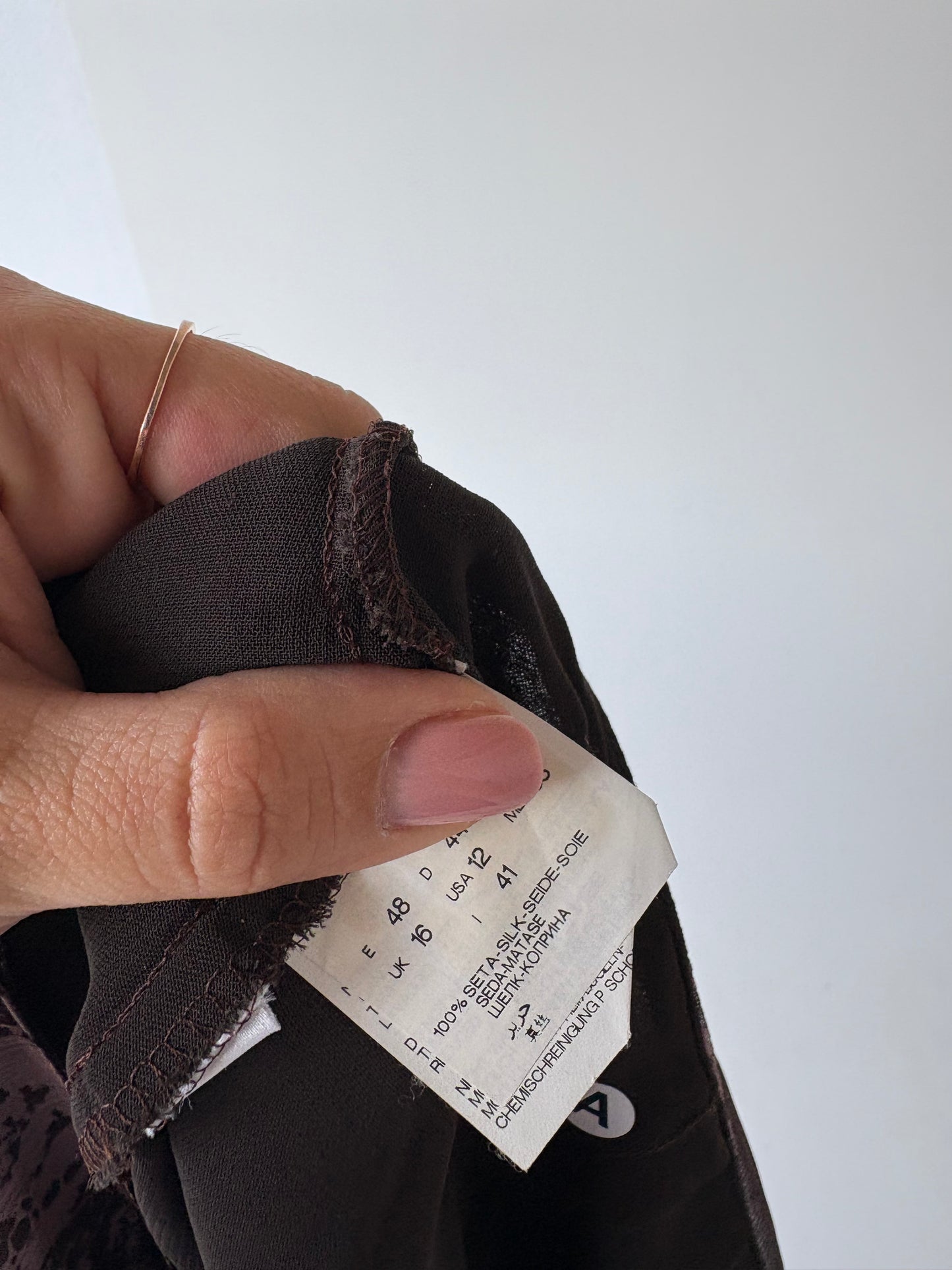 Fustă luxury de brand plus size Elena Miro din mătase naturală