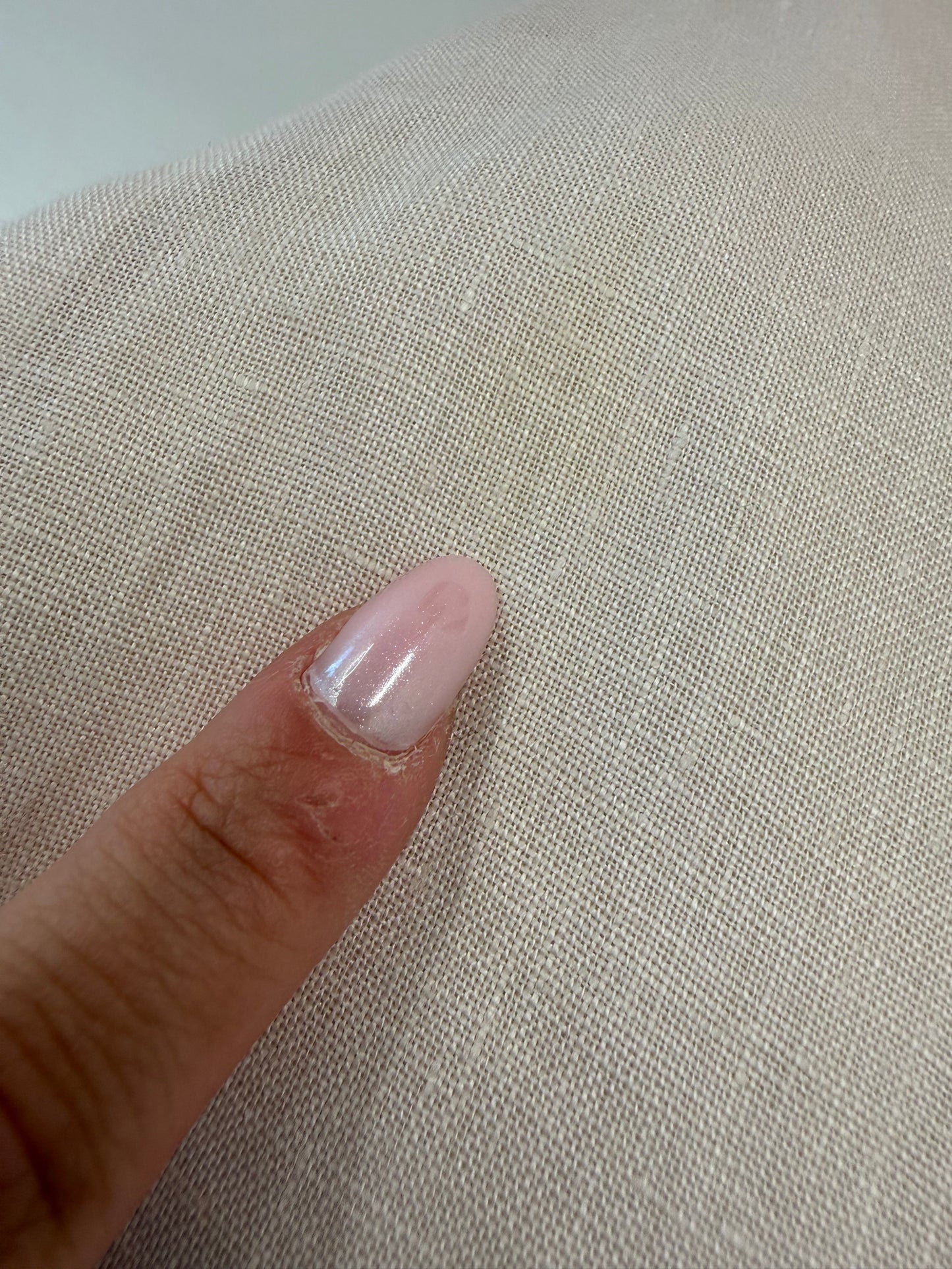 Fustă maxi light nude din in premium