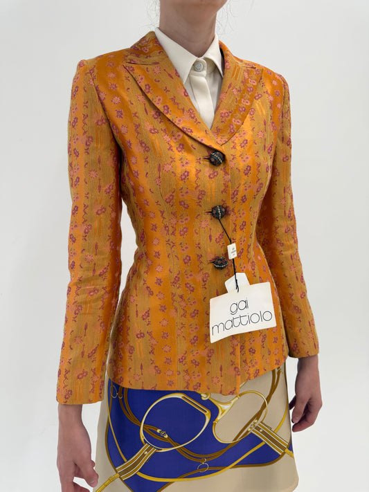 Sacou vintage nou de brand couture italian Gai Mattiolo de colecție
