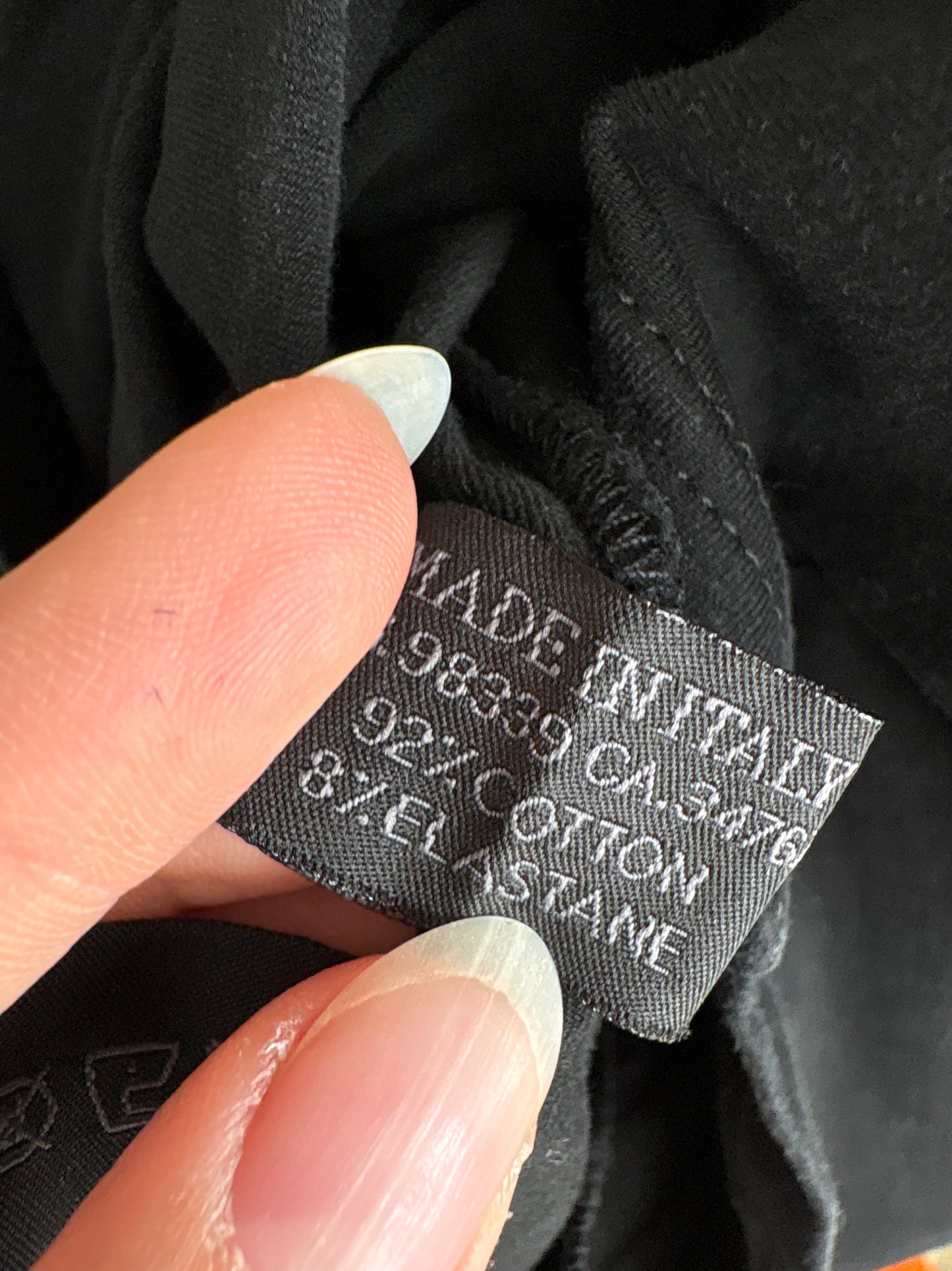 Tricou Prada negru din bumbac cu modelator excepțional cu logoul discret al brandului