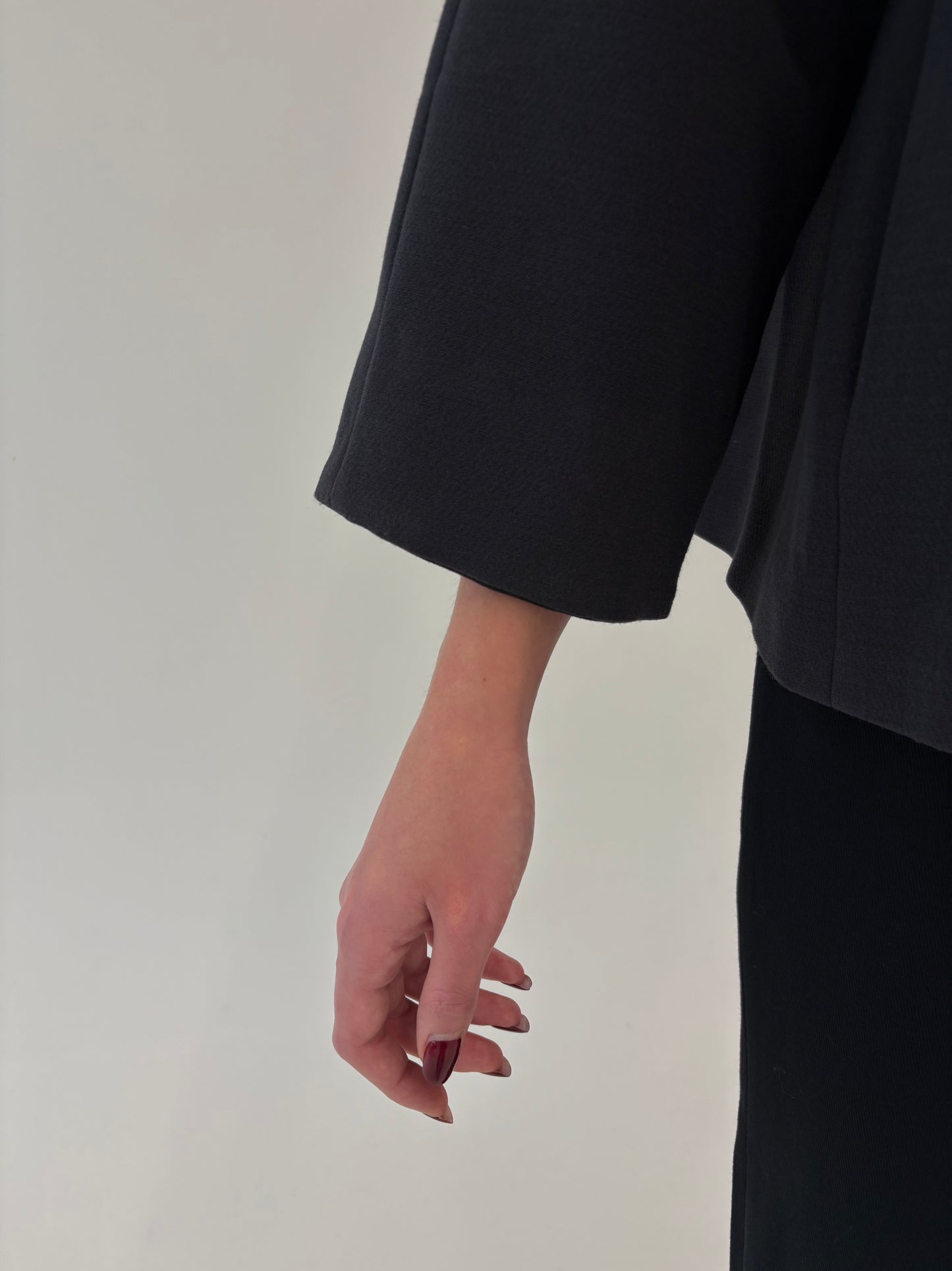 Jacheta de brand luxury italian în stil anii 60 stele gray din lana excepțională