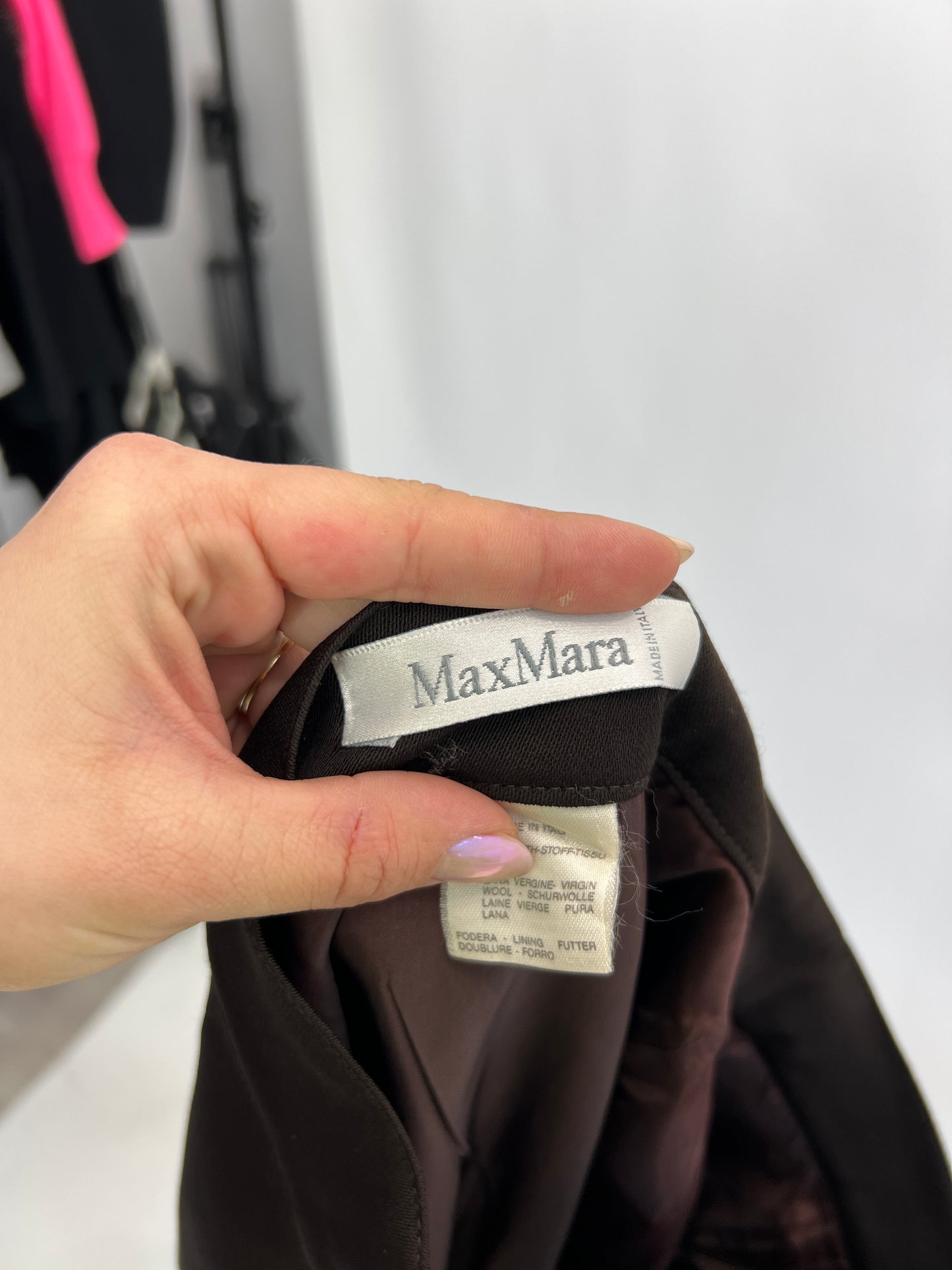 Fustă Max Mara conică cu talie înaltă