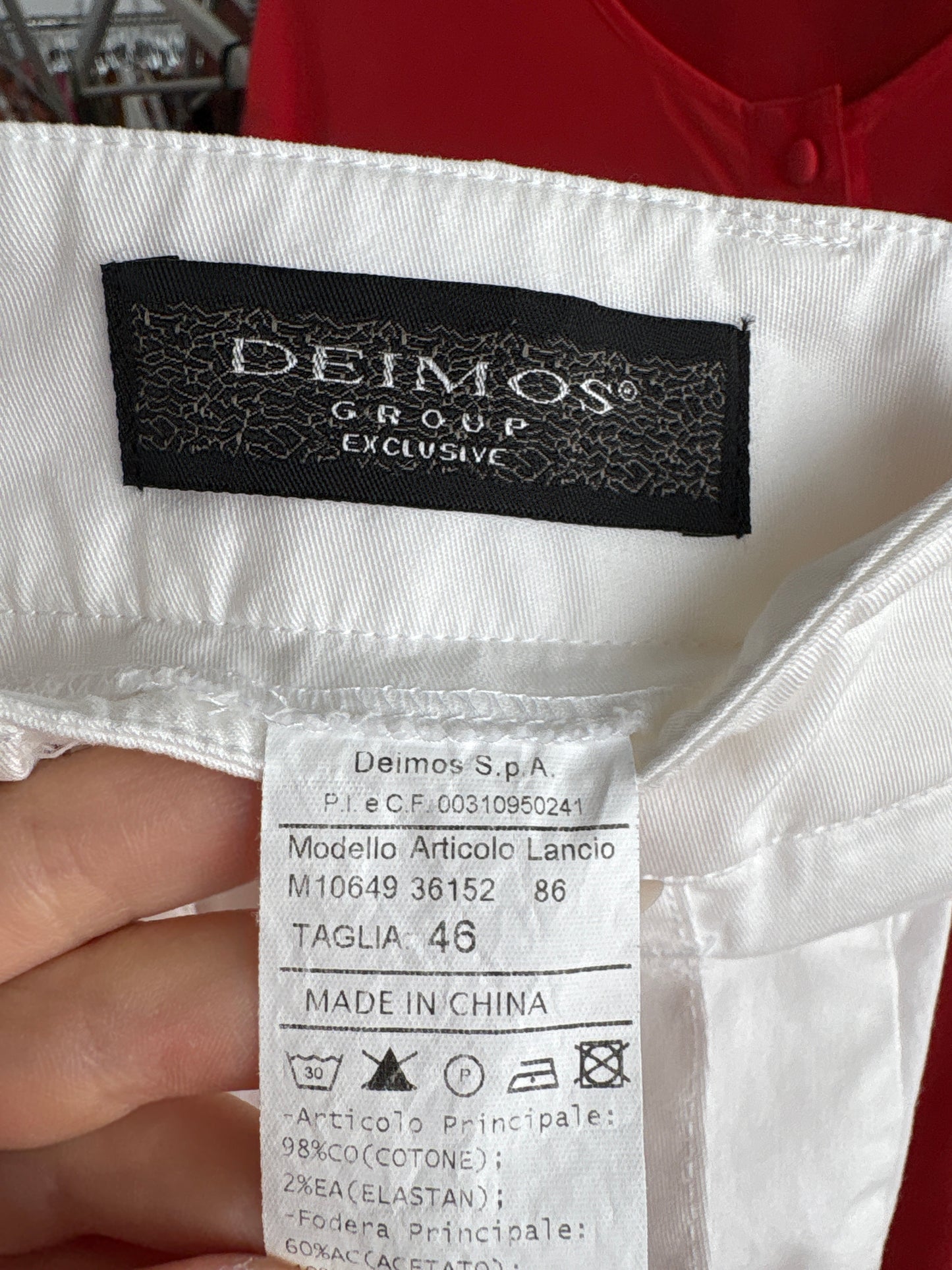 Pantaloni premium tall fin poplin ultra confort de bumbac