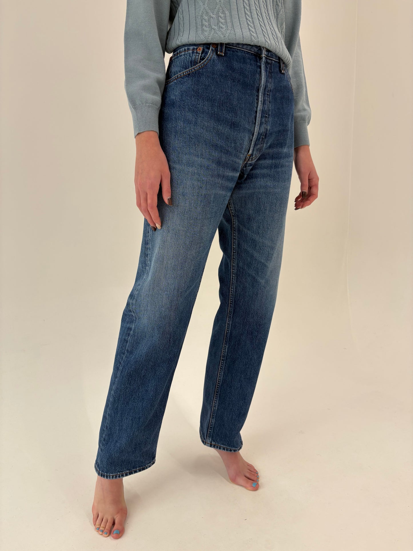 Jeans vintage Levi’s tall model 501 classic wash