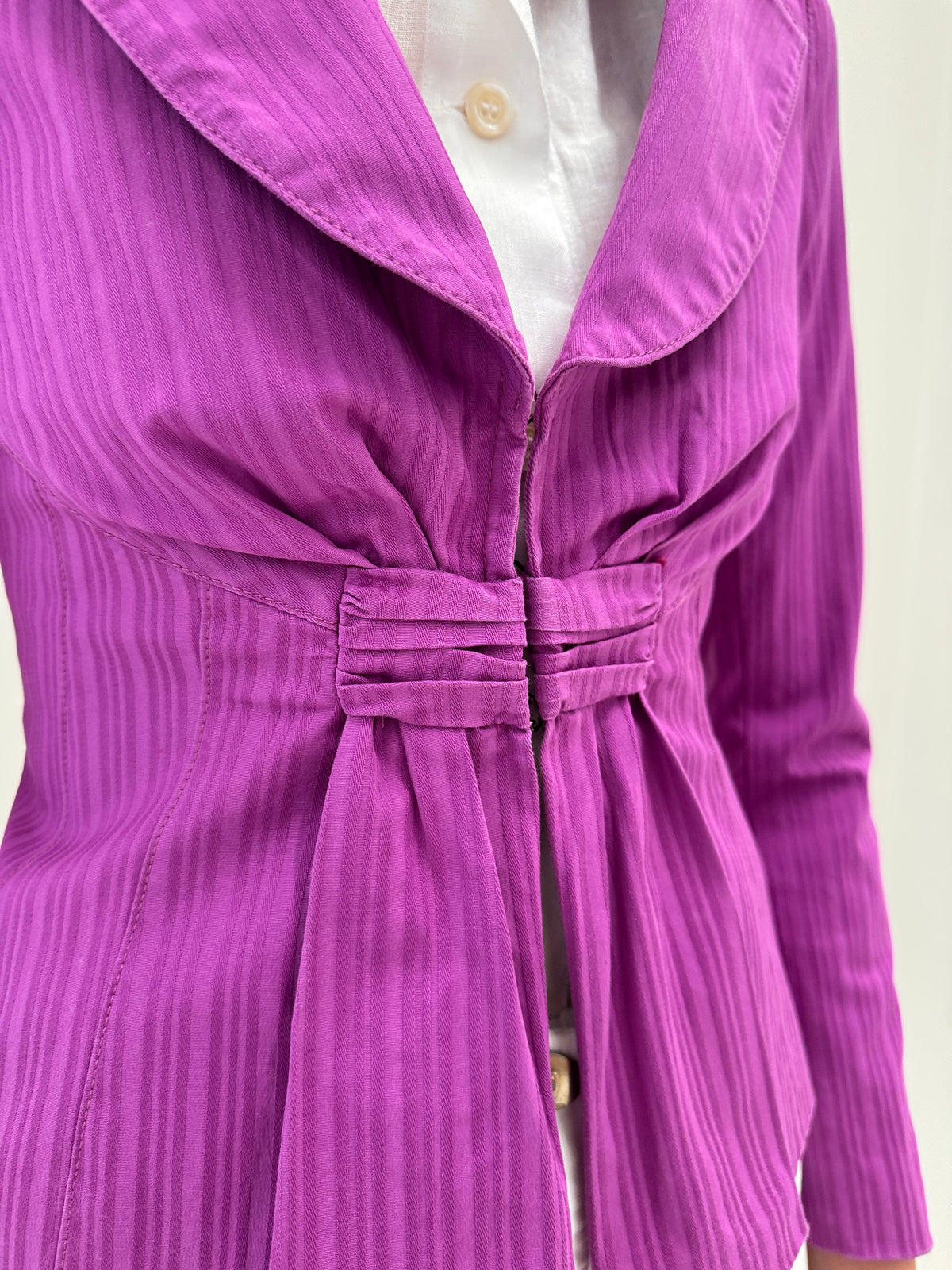 Sacou vintage ultra cambrat Luisa Spagnoli nou cu etichetă