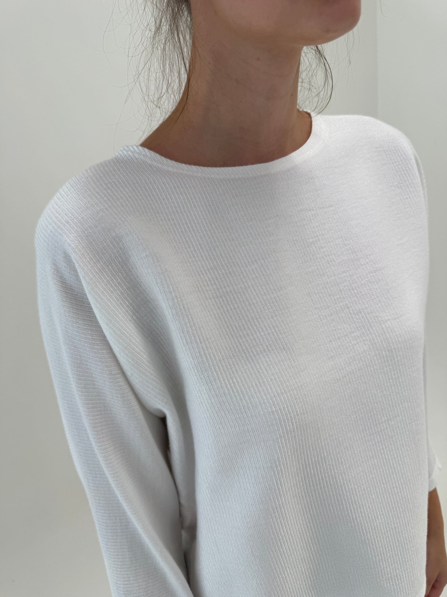 Soft knit minimalist excepțional de vară din bumbac cu vâscoza