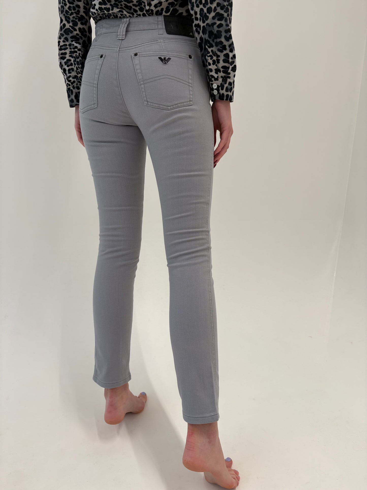 Jeans Armani warm gray modelatori