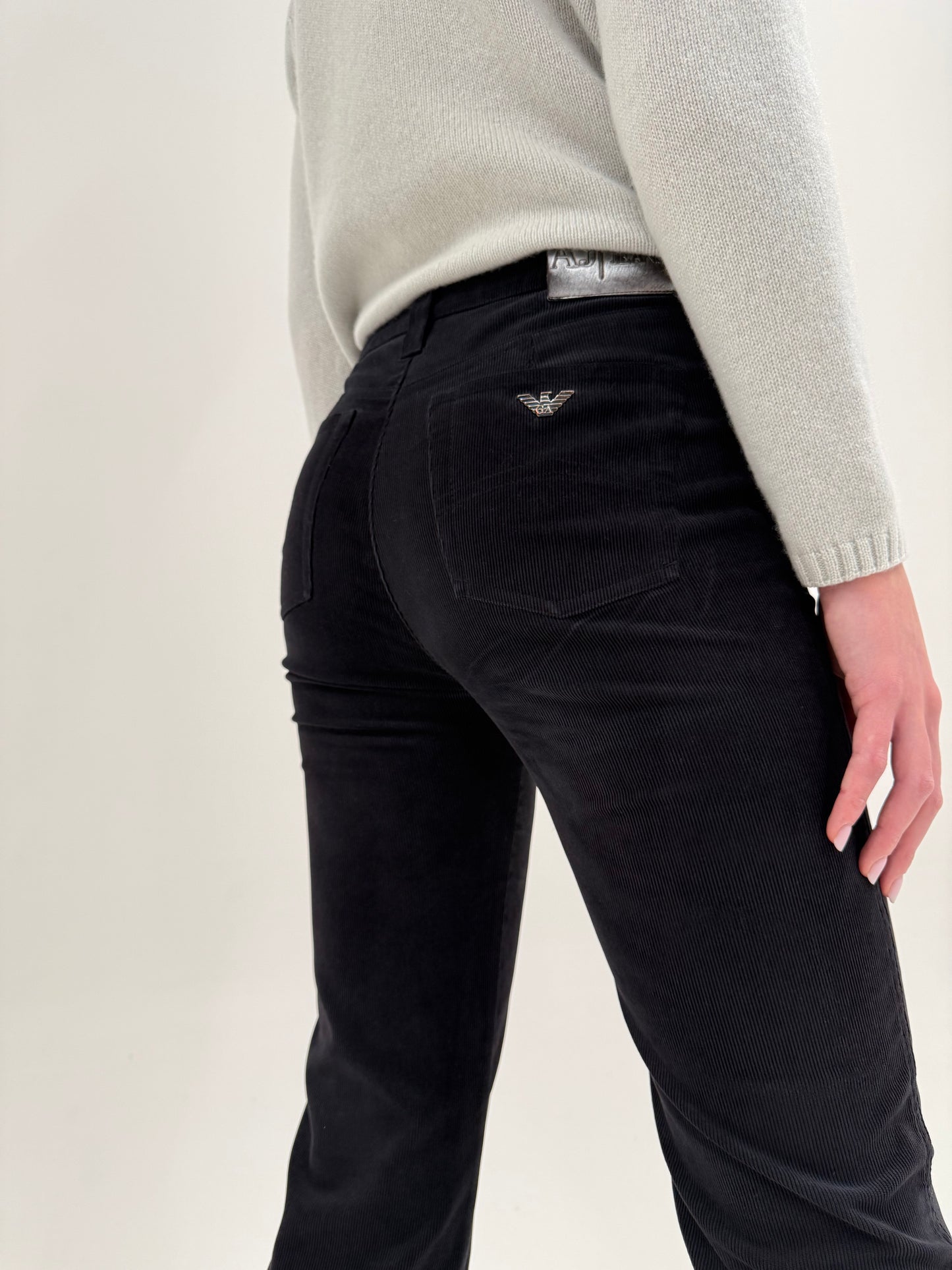 Corduroys Armani negri confort