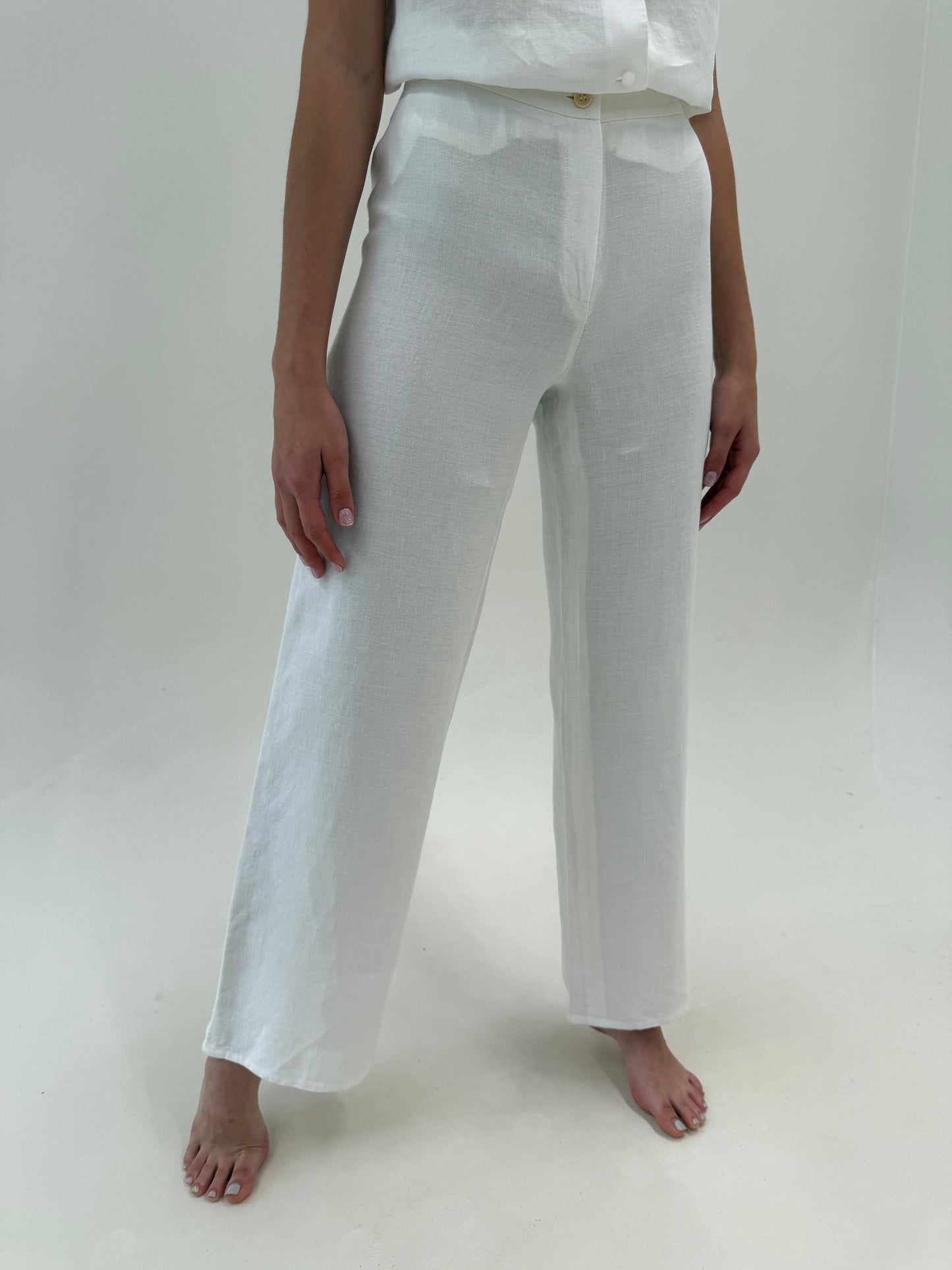 Pantaloni palazzo Max Mara din in excepțional