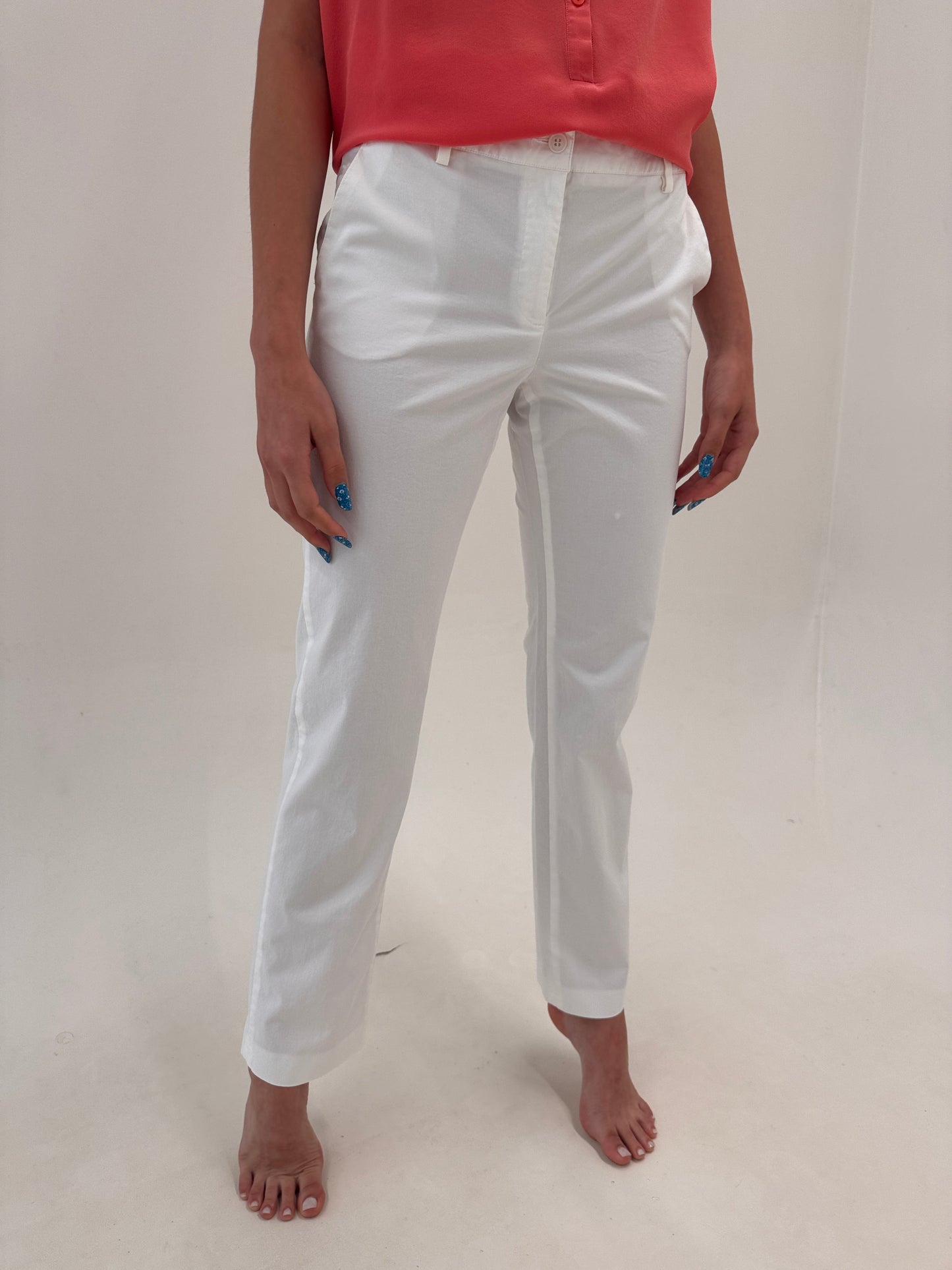 Pantaloni premium tall fin poplin ultra confort de bumbac