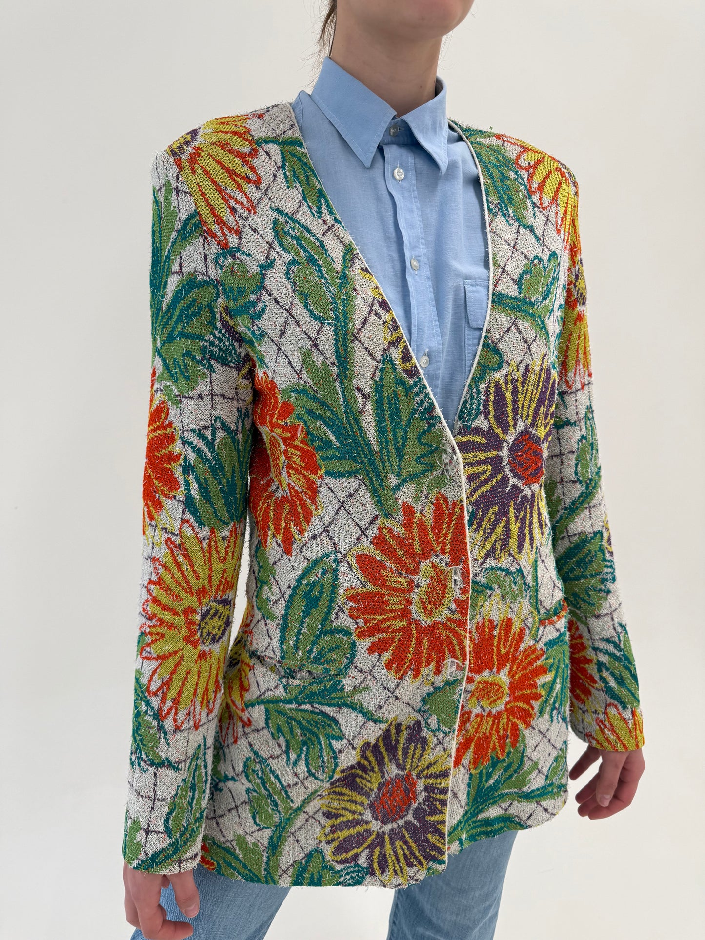 Cardigan ultra luxury Missoni din jerse de vară
