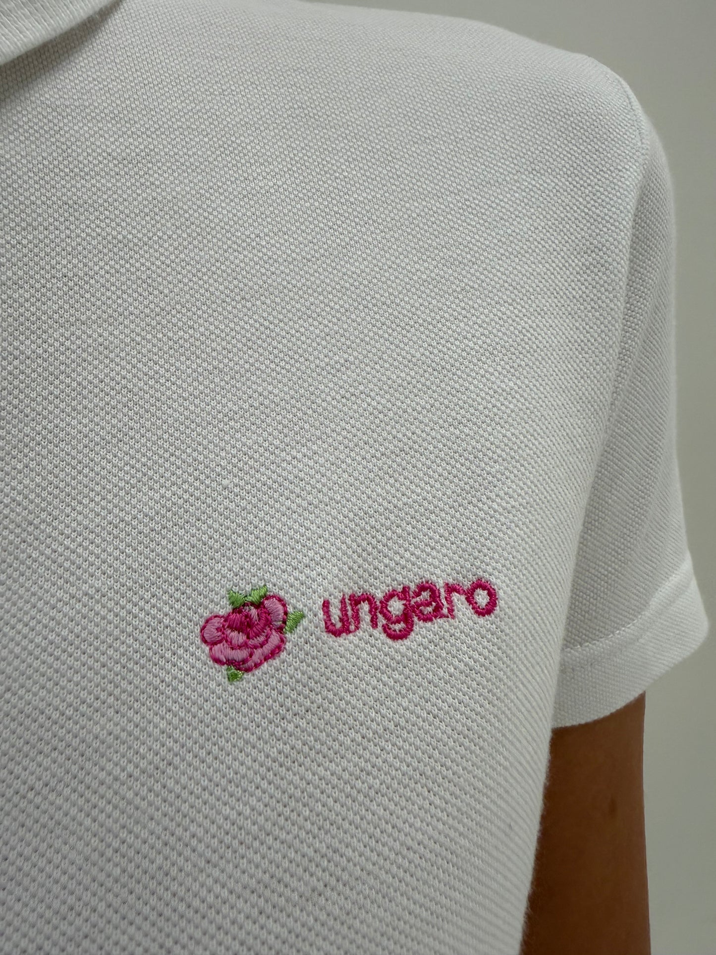 Top polo luxury Ungaro din bumbac premium texturat