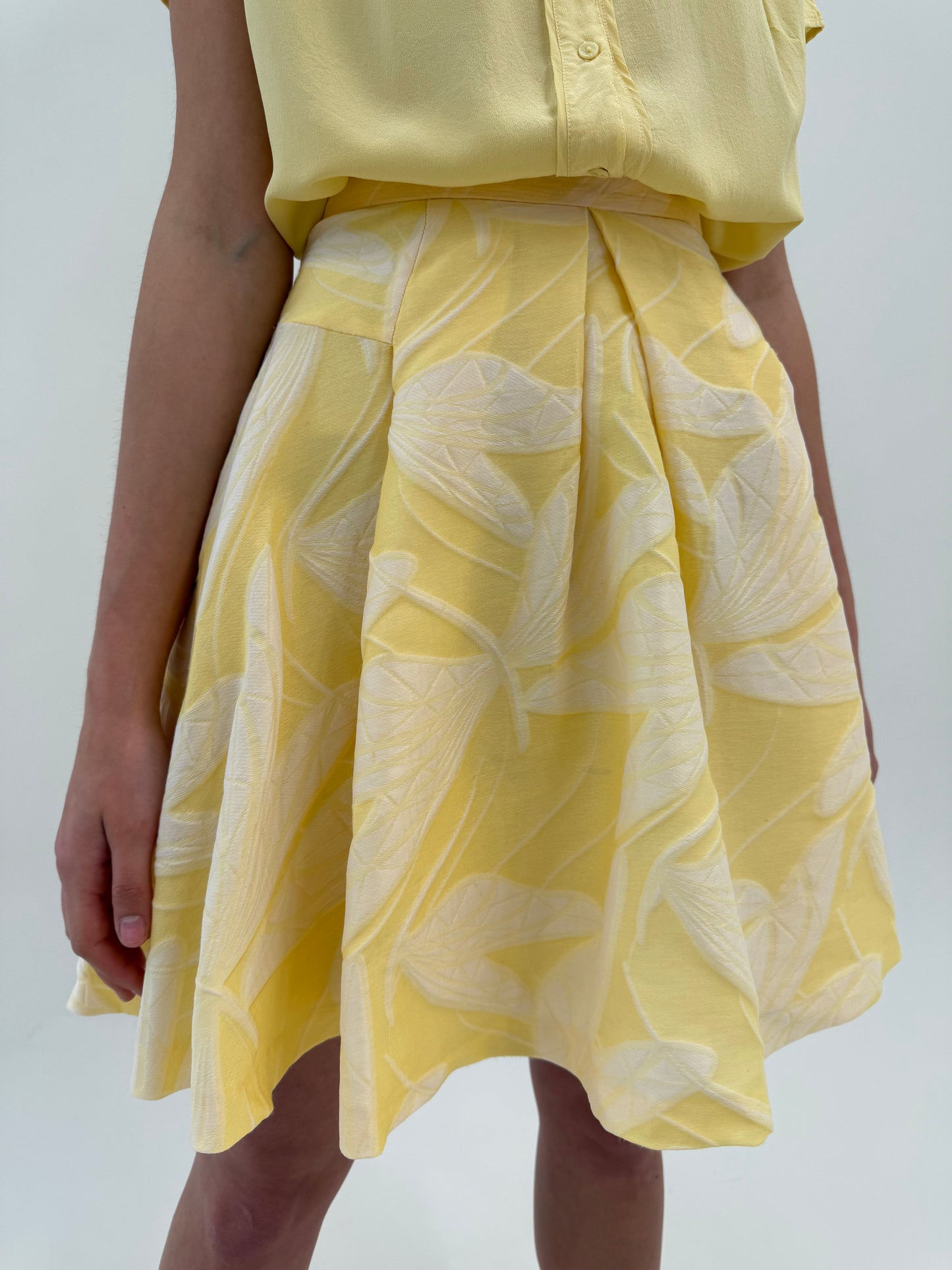 Rochie vintage de brand luxury Byblos butter yellow