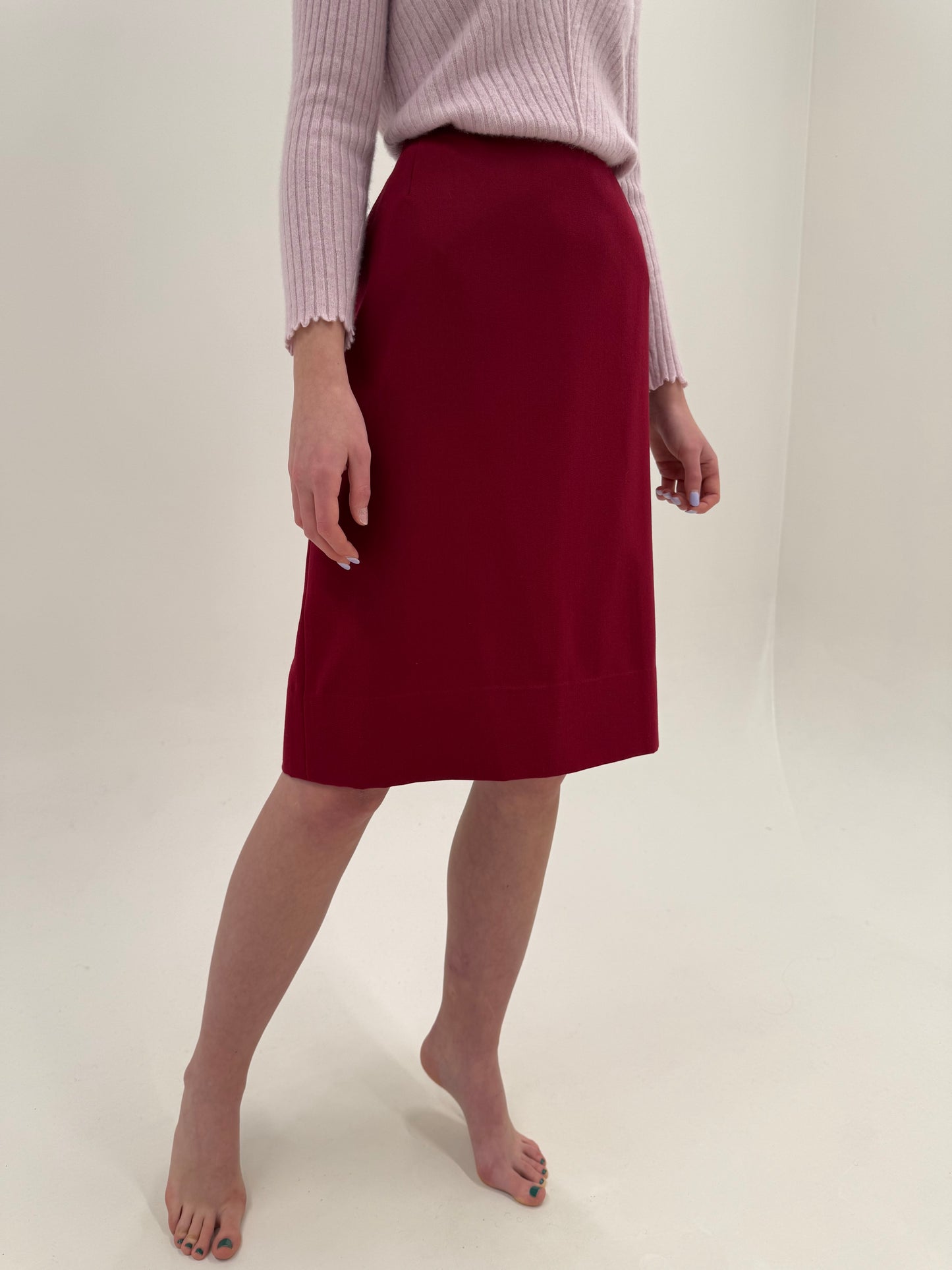 Fustă midi lung cu talie uktra marcată înaltă midi lung