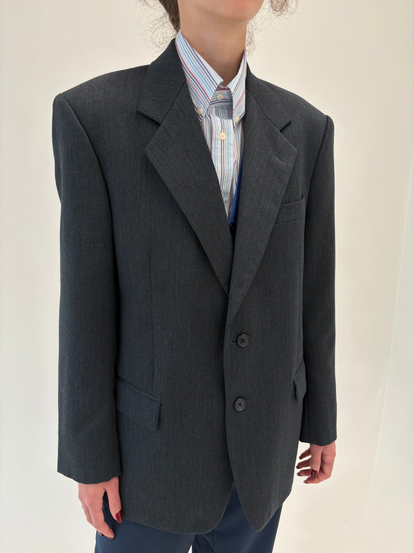 Sacou din lana pura virgină certificată plină în combinație superbă de culori