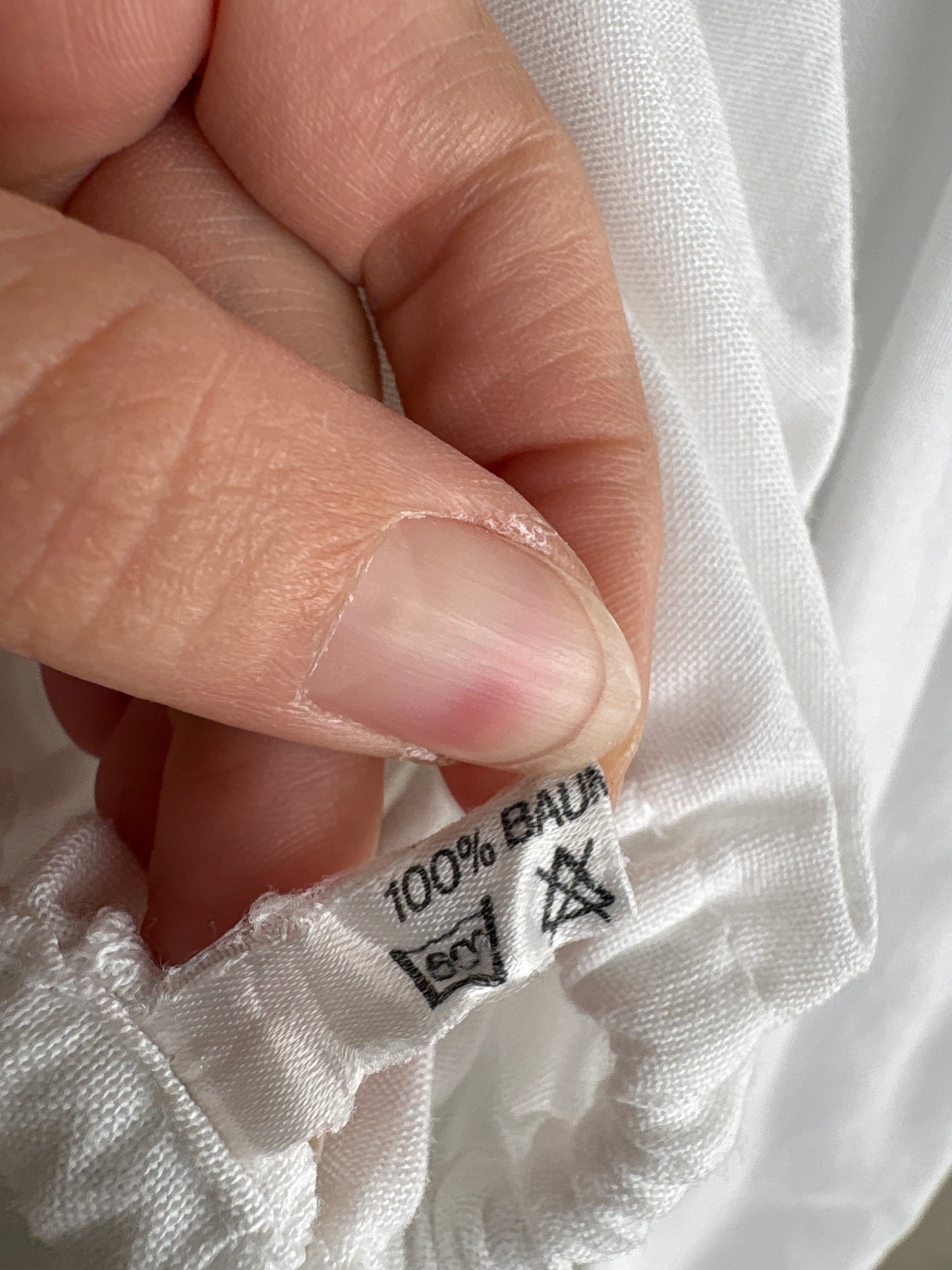 Cropped top vintage din pânză de bumbac cu mâneci ample și lucrătură manual