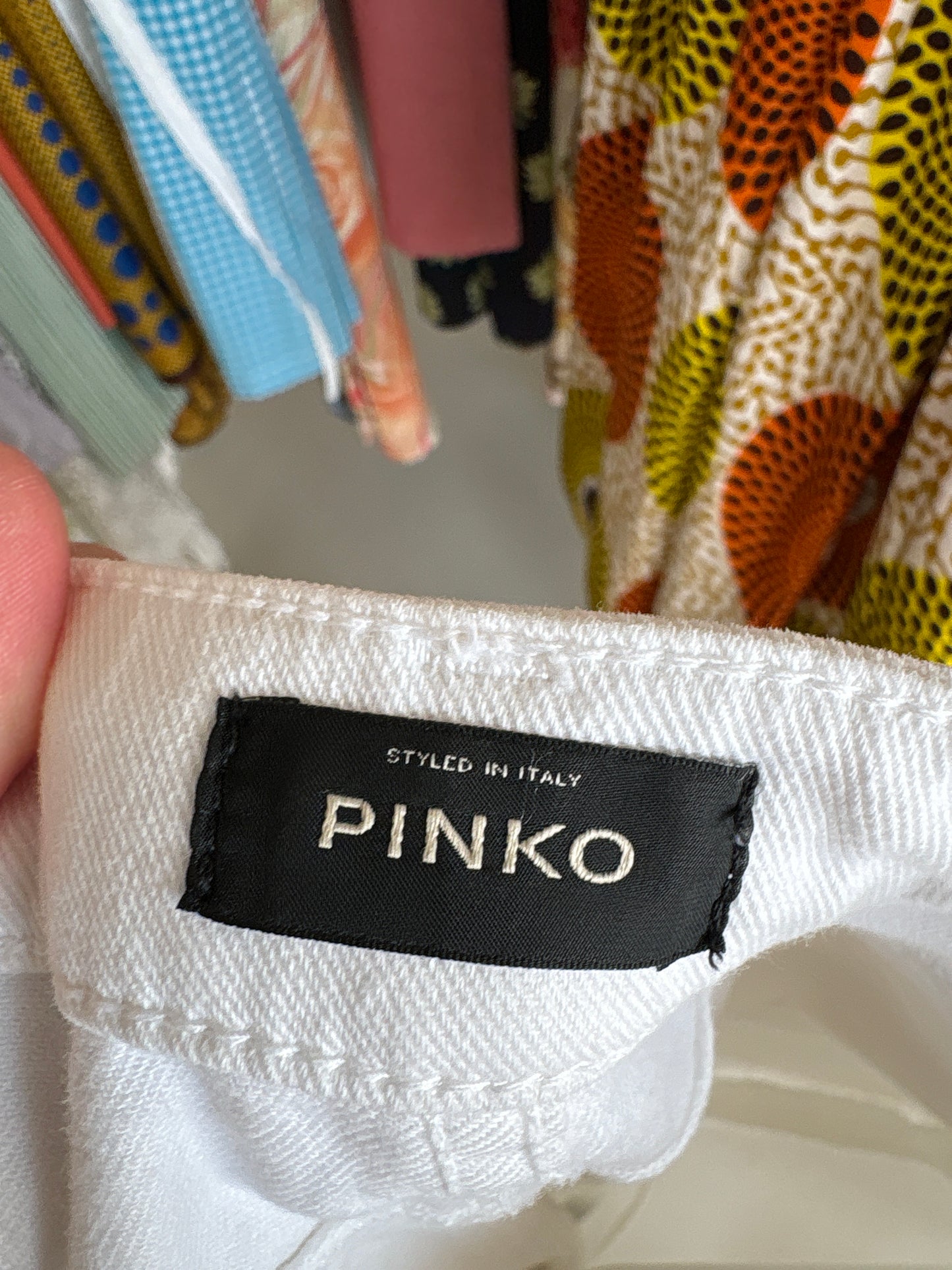 Pantaloni super premium Pinko în croi statement super evazat modelatori