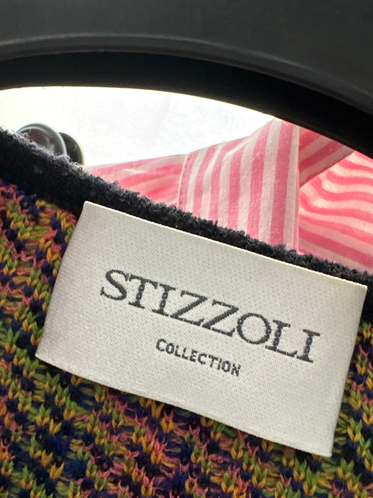 Sacou vintage în stil Chanel italian tricot de 80% lana extrafina plin în culori superbe
