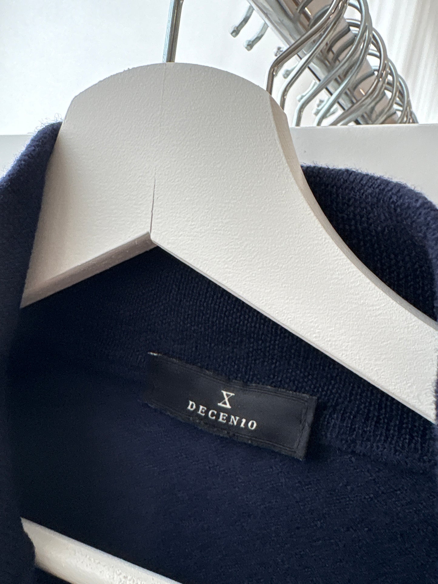 Maleta premium quarter zip din lana merino extrafina de gramaj mare