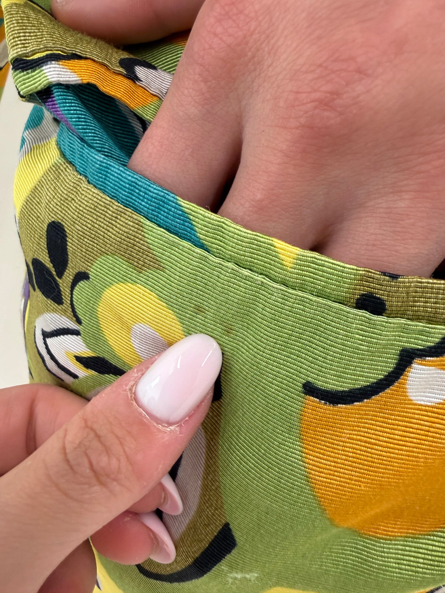 Sacou vintage de vară petite cu print superb din faille