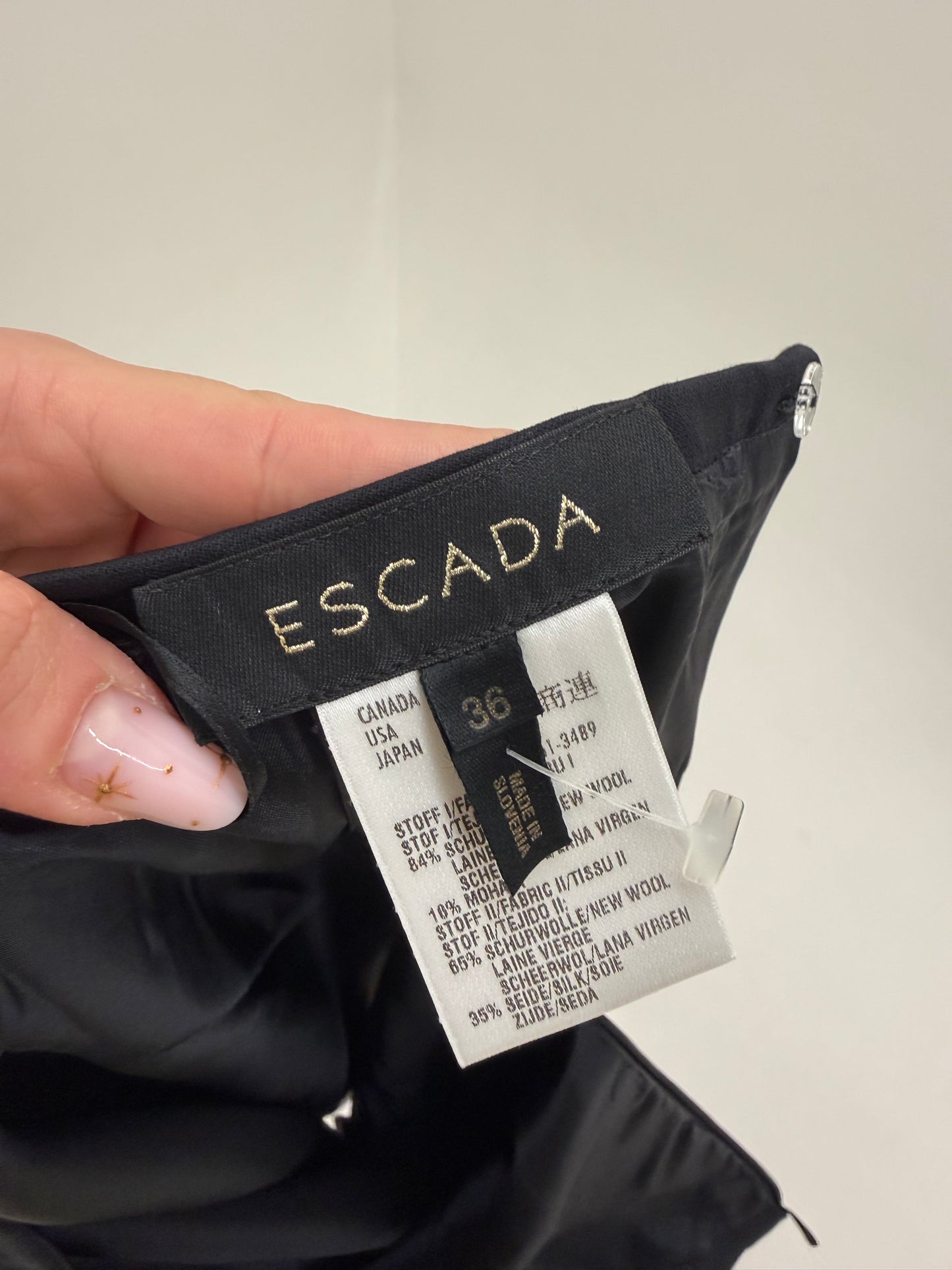 Fustă Escada neagră creion