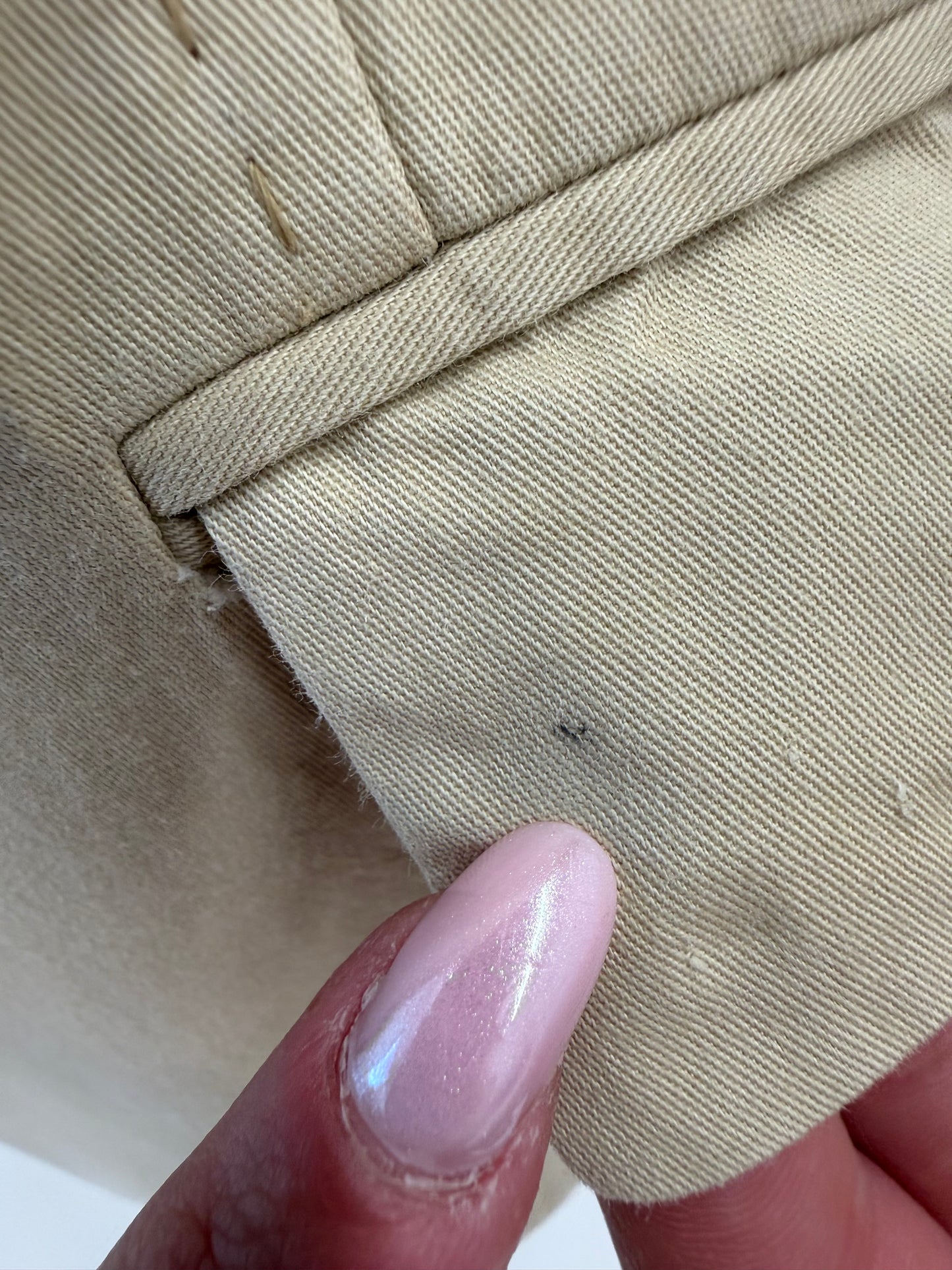 Sacou camel Burberry de vară din bumbac în croi actual