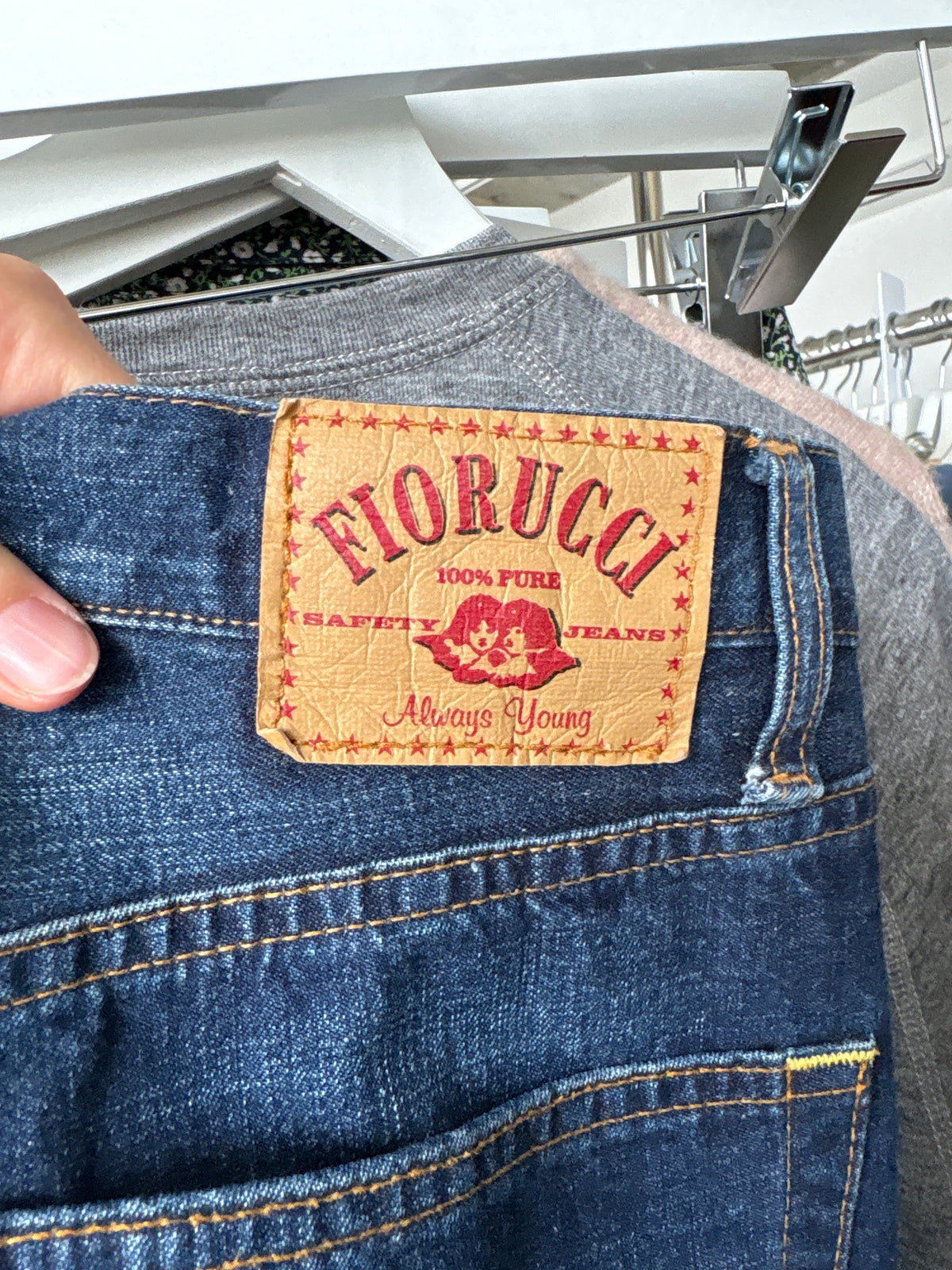 Jeans de brand luxury italian Fiorucci classic wash petite