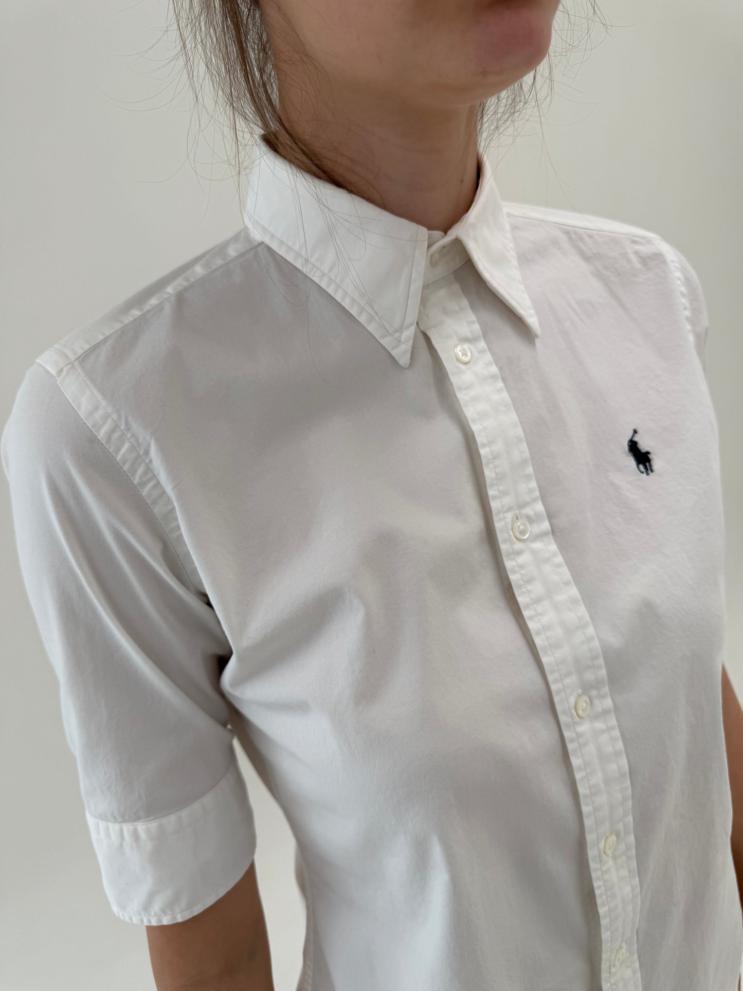 Cămașa cambrata Ralph Lauren din poplin confort excepțional