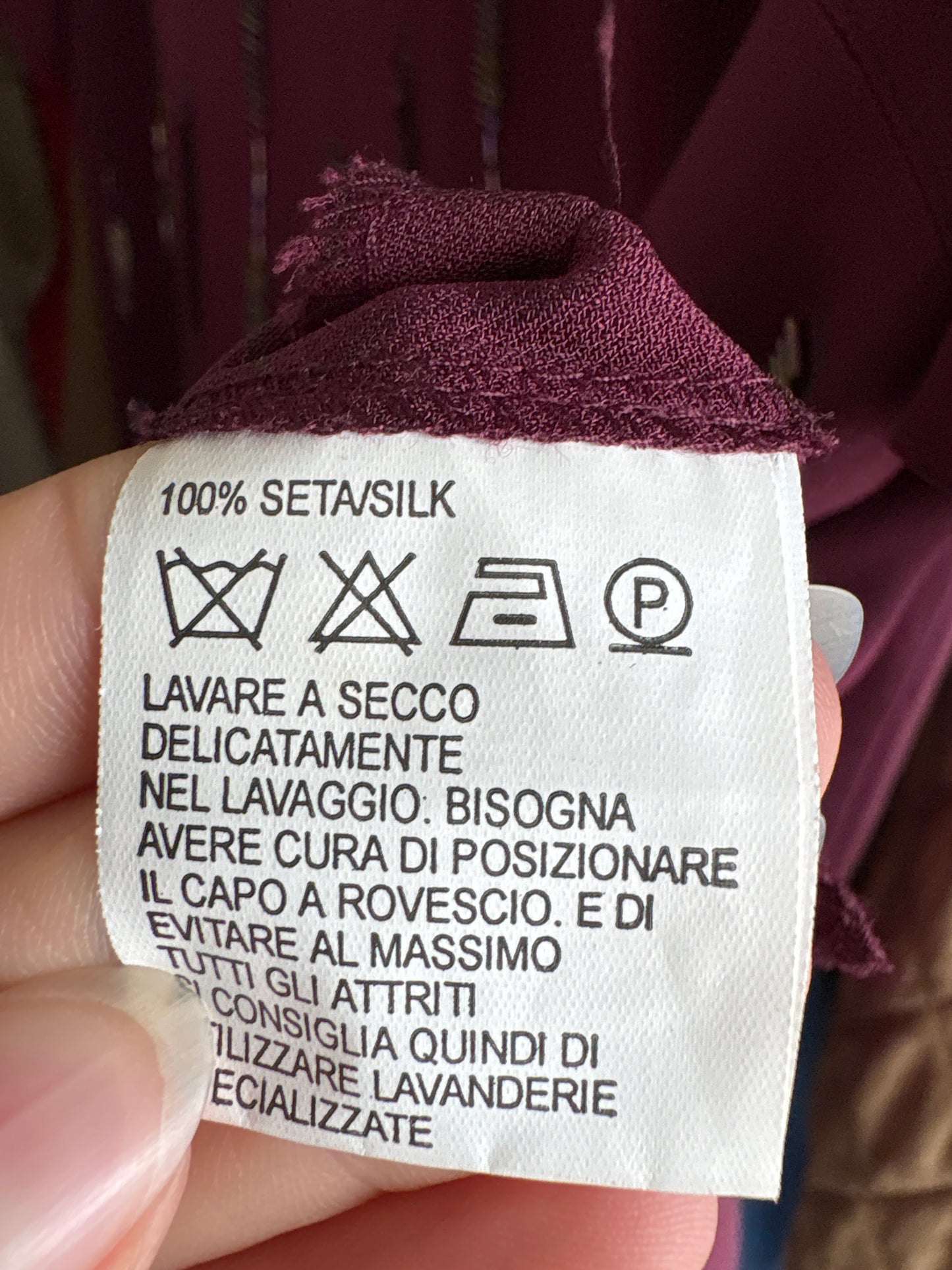 Set luxury Luisa Spagnoli din mătase naturală plină cu aplicații manuale